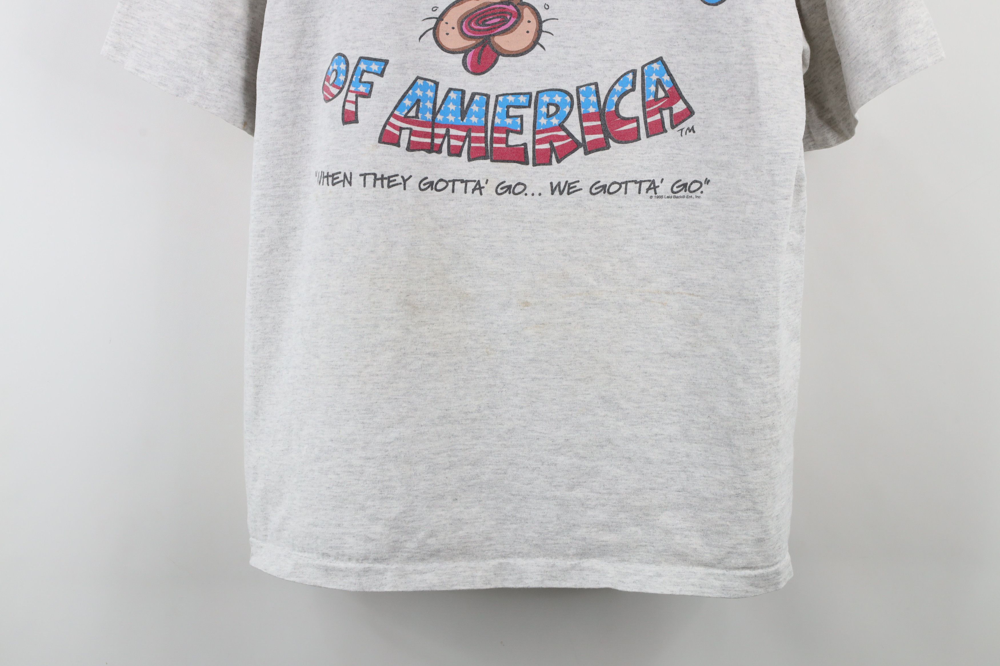 Vintage Vintage 90s Streetwear of America Short Sleeve T-Shirt USA Size US L / EU 52-54 / 3 - 3 Thumbnail
