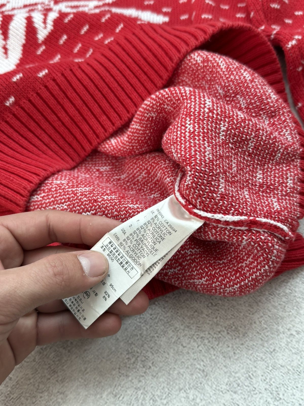 Diesel Diesel Venice Rare Sweater Men’s Pullover Eagle Red White Size US M / EU 48-50 / 2 - 9 Thumbnail
