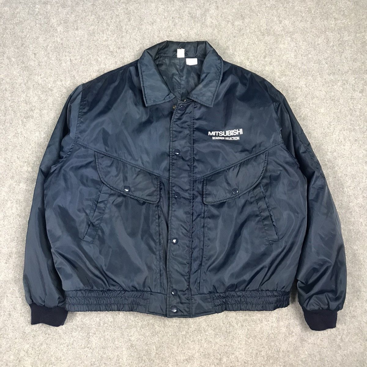 Japanese Brand × Sports Specialties Mitsubishi racing faded Bomber jacket Size US L / EU 52-54 / 3 - 2 Thumbnail