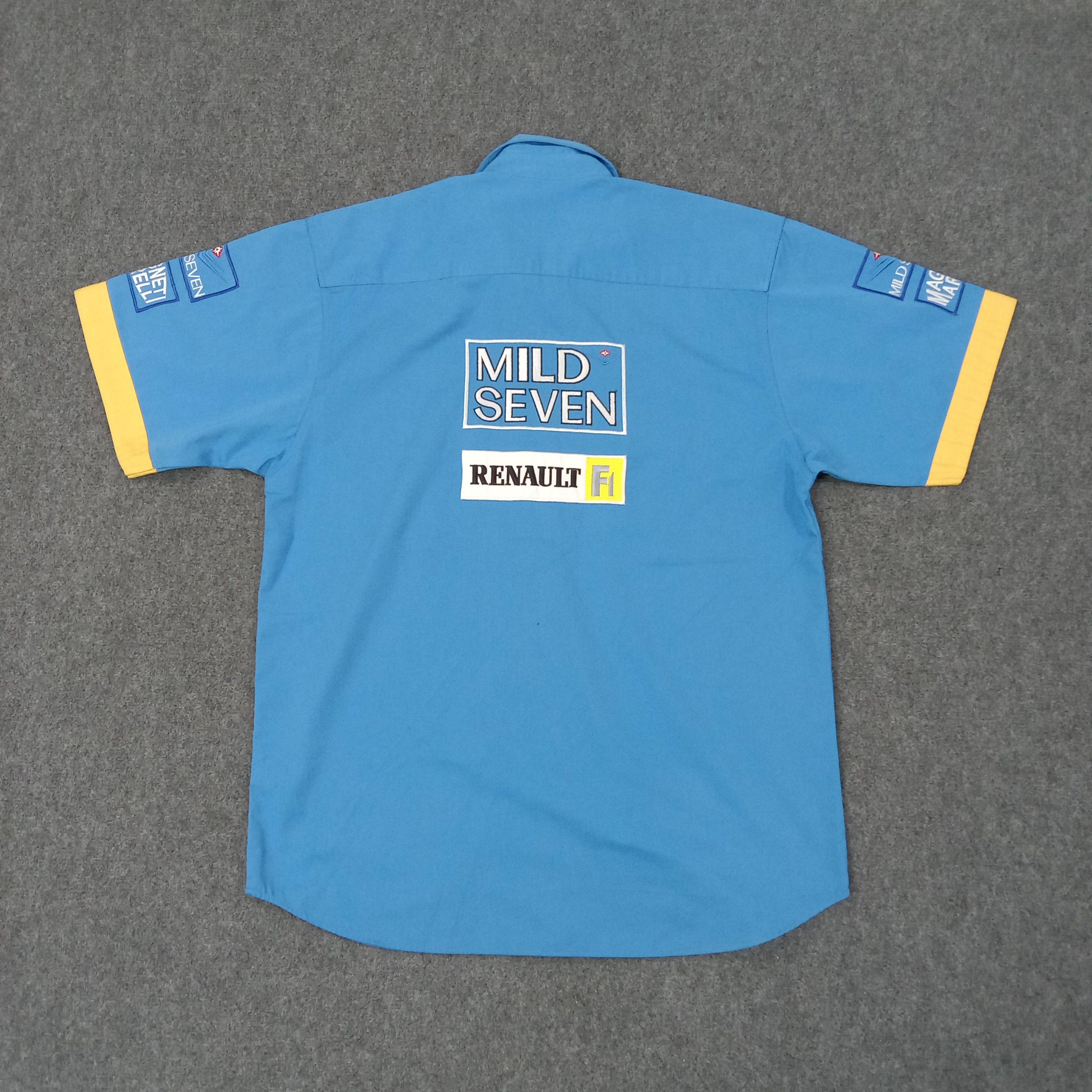 Formula 1 Mild Seven Magneti Marelli F1 Racing Shirt Button Up C239N75 Size US XL / EU 56 / 4 - 1 Thumbnail