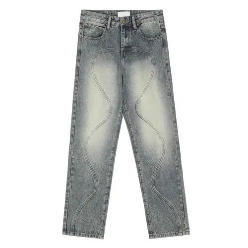 VIBE Street 90’s hiphop washed skateboard hip-hop jeans Size US 34 / EU 50 - 6 Thumbnail