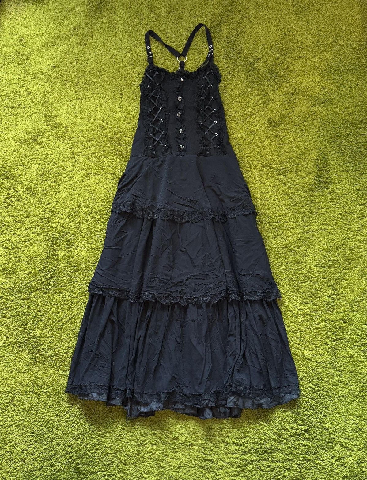 Aderlass avant garde gothic corset dress Y2K