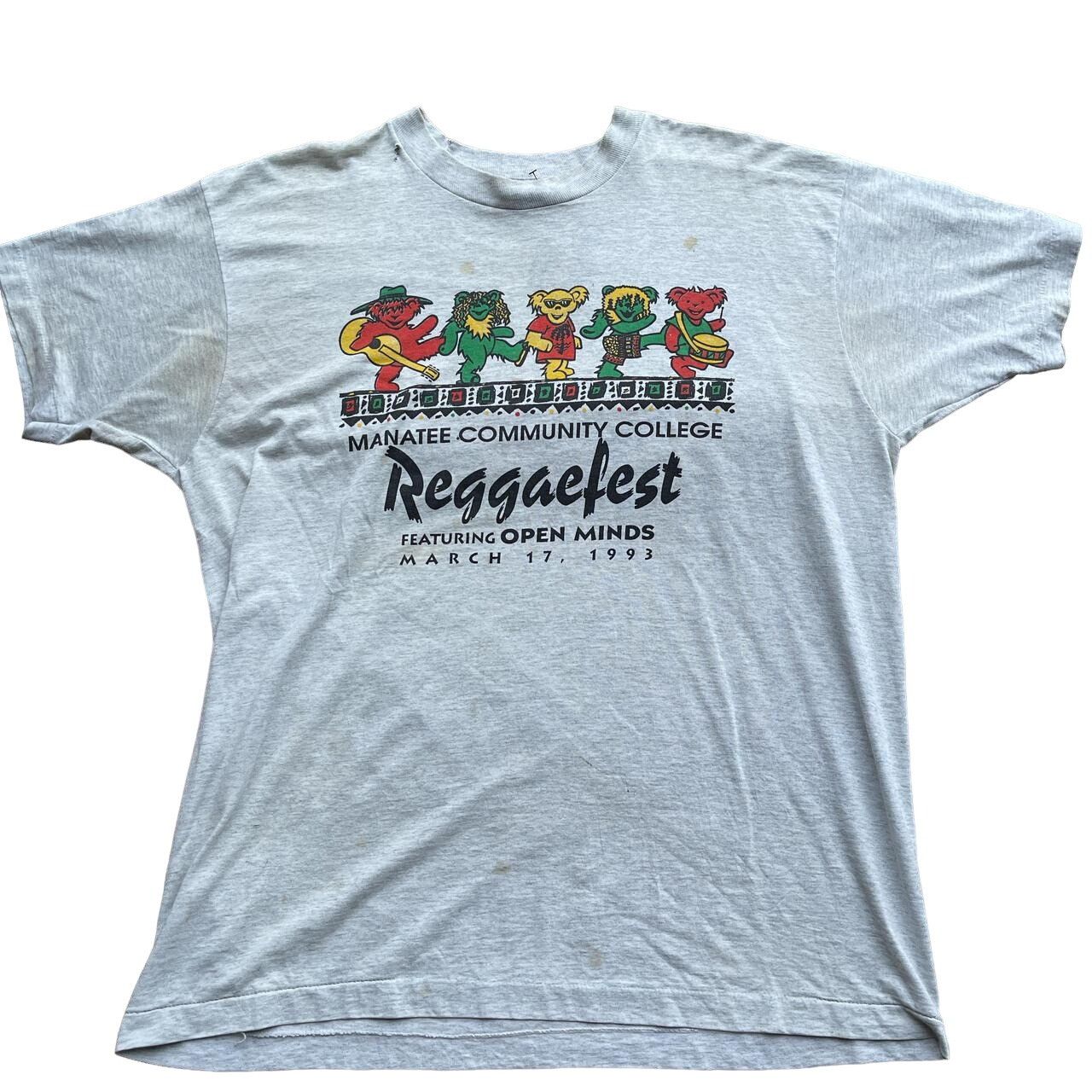 Vintage Vintage greatful dead Regga Fest College tee Size US XL / EU 56 / 4 - 1 Thumbnail