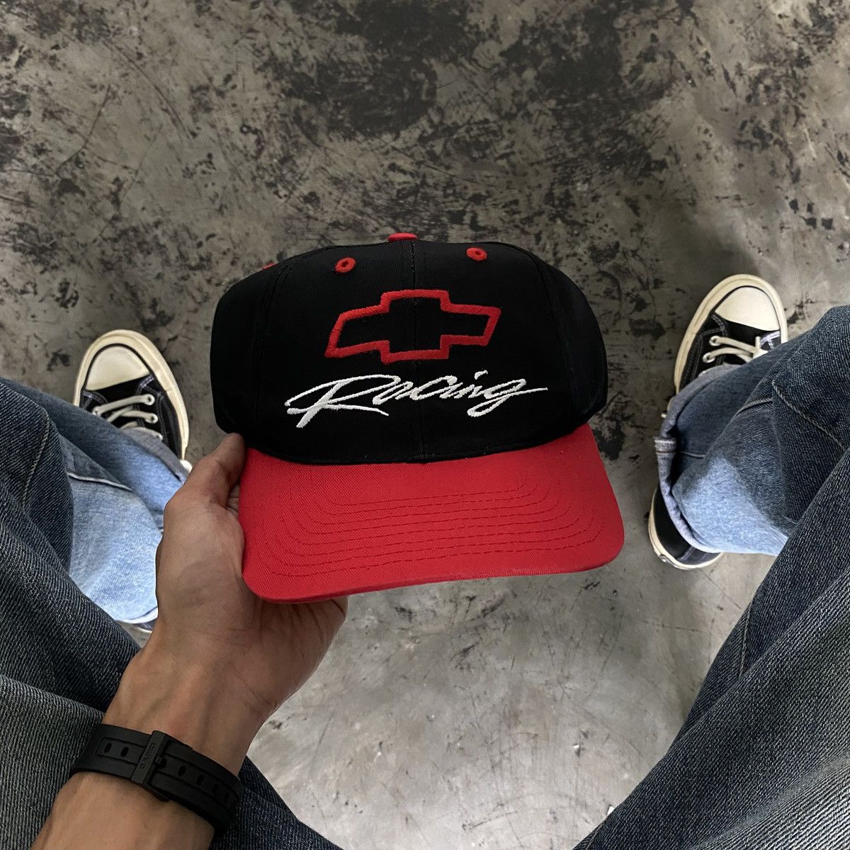 Vintage VINTAGE 00s CHEVROLET RACING HAT Size ONE SIZE - 1 Thumbnail