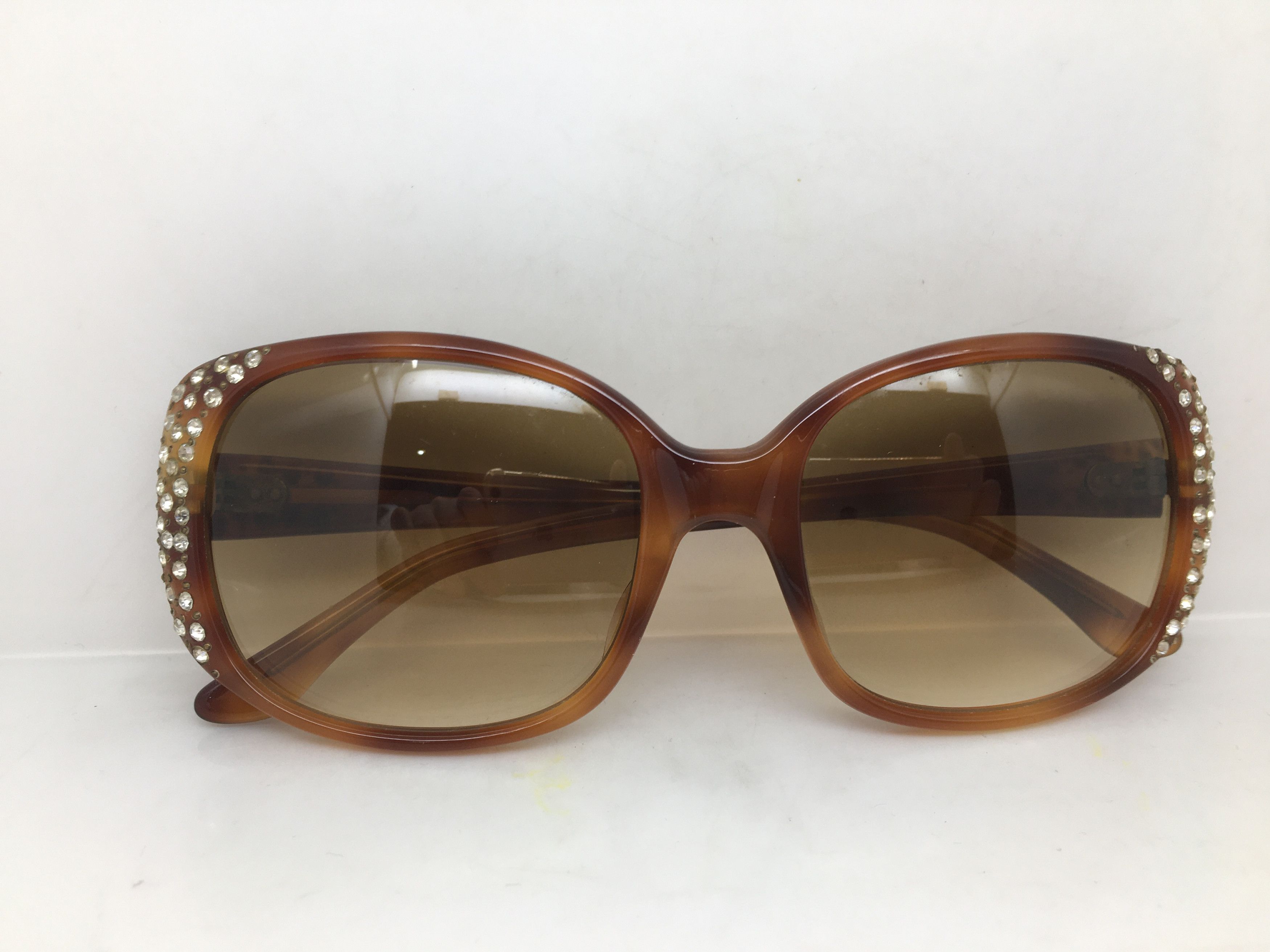 Vintage Vintage Tortoise Acetate Cateye Sunglasses Frame Size ONE SIZE - 7 Thumbnail
