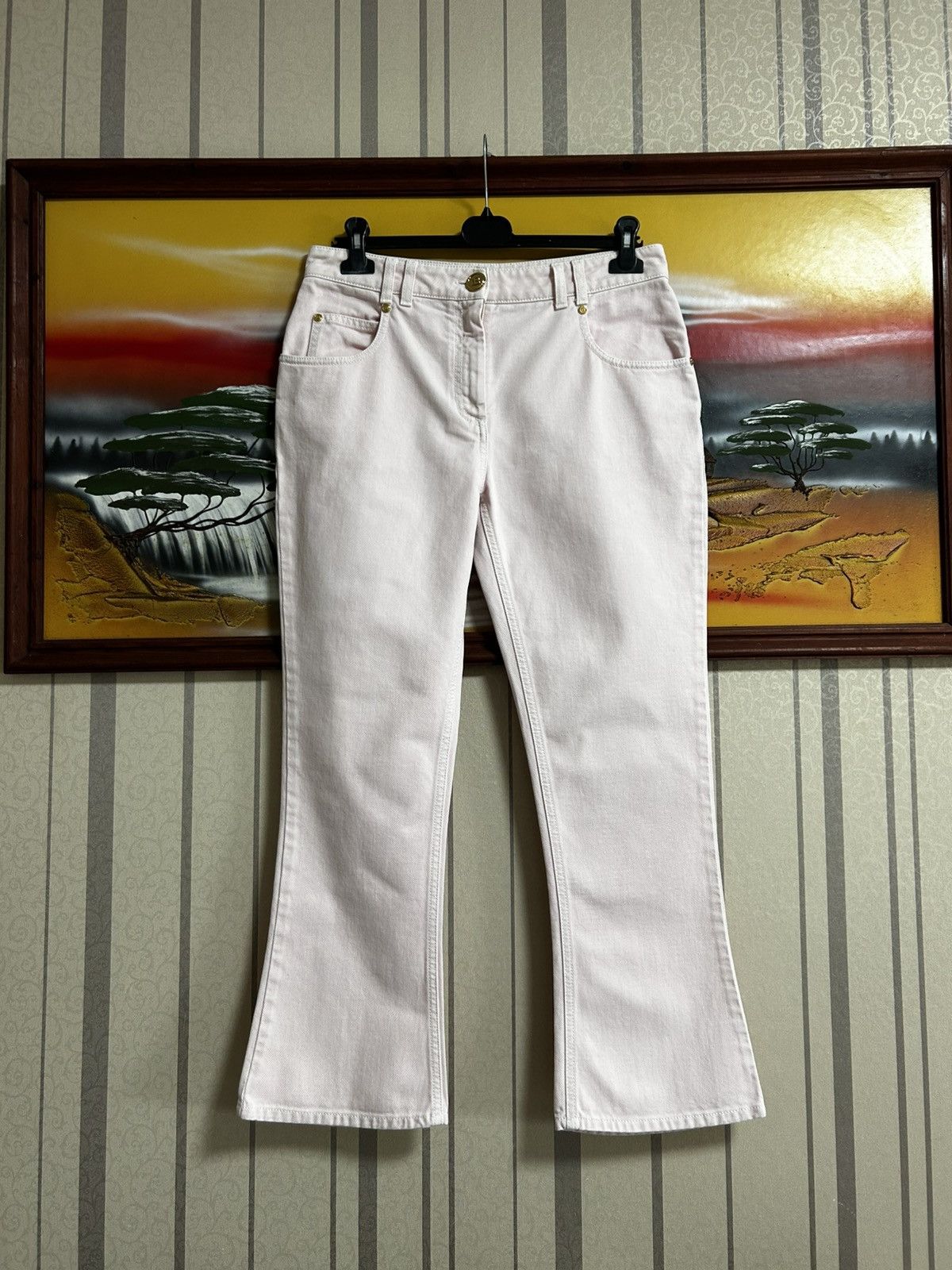 Balmain Balmain Parish Jeans Pink Size 30" / US 8 / IT 44 - 2 Thumbnail