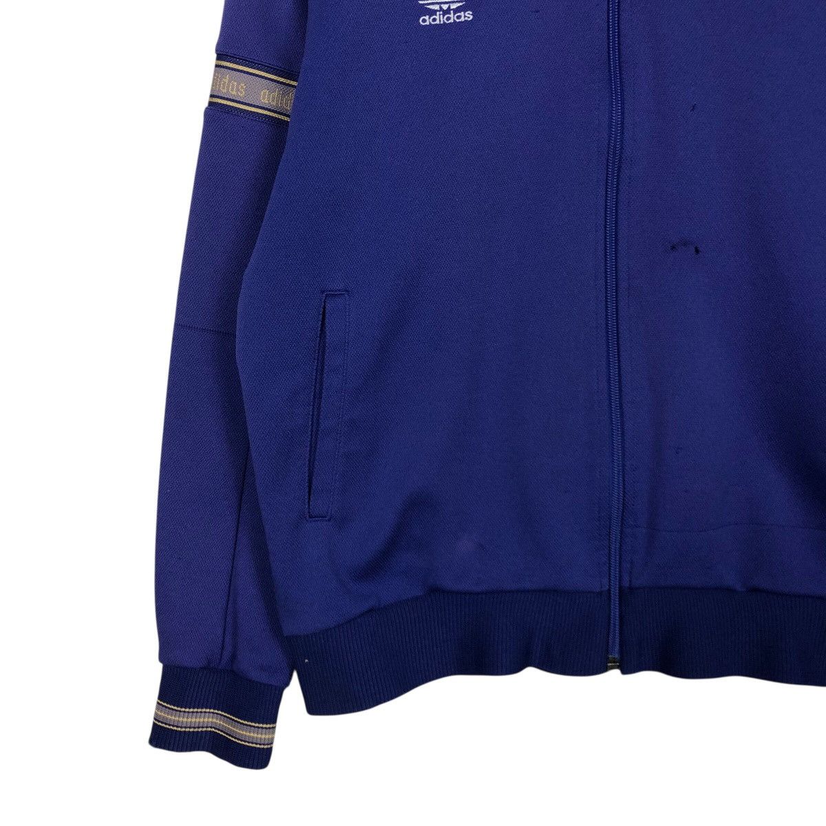 Adidas Vintage Adidas Trefoil Track Jacket 80s/90s – Royal Blue Size US M / EU 48-50 / 2 - 5 Thumbnail