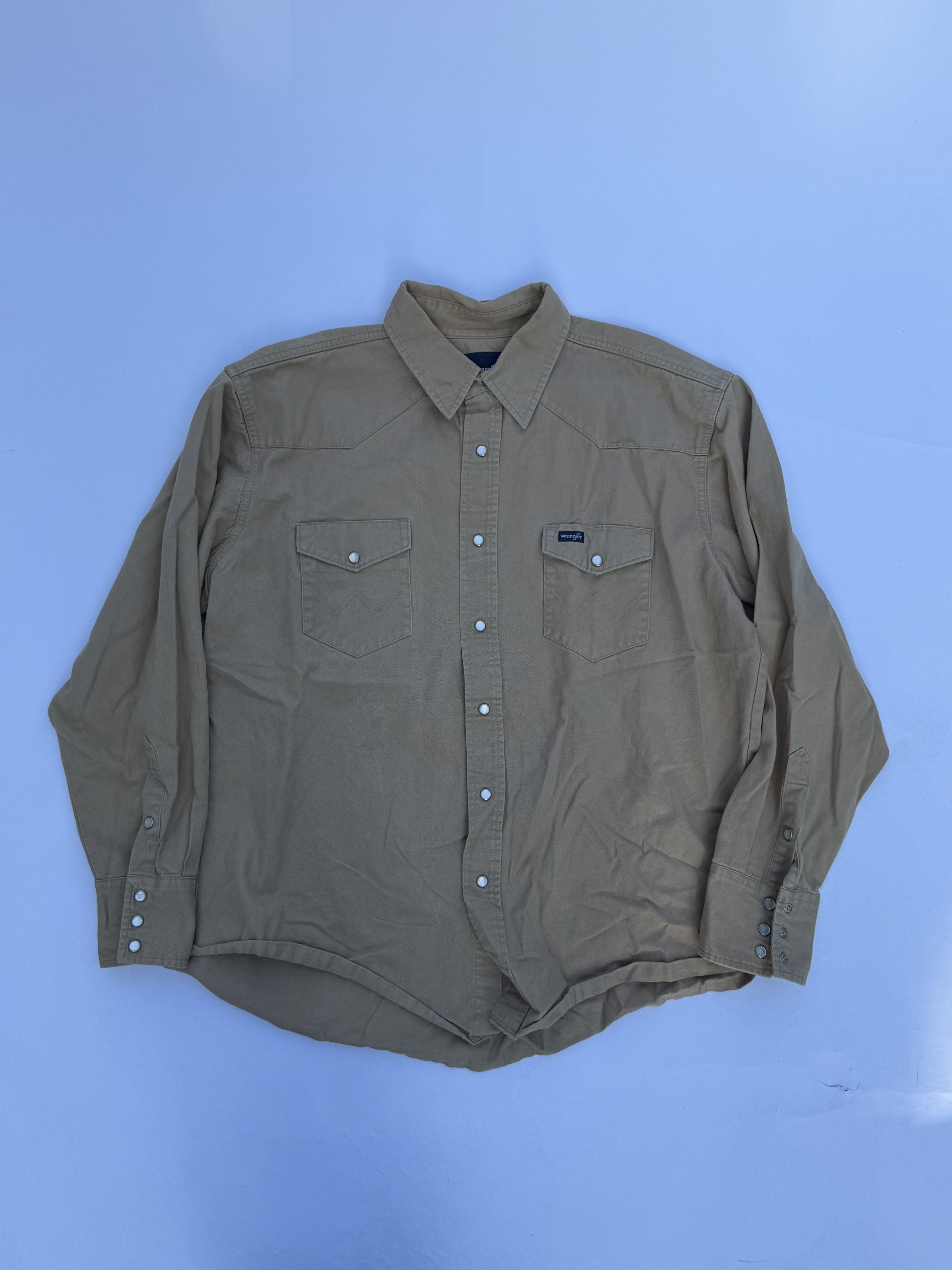 Wrangler Vintage Wrangler Western Snap Shirt Size US XL / EU 56 / 4 - 1 Thumbnail