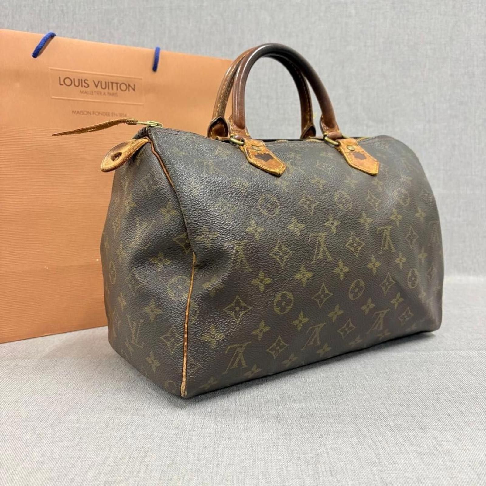 Louis Vuitton Louis Vuitton - Vintage Monogram Speedy 30 Handbag Size ONE SIZE - 9 Thumbnail