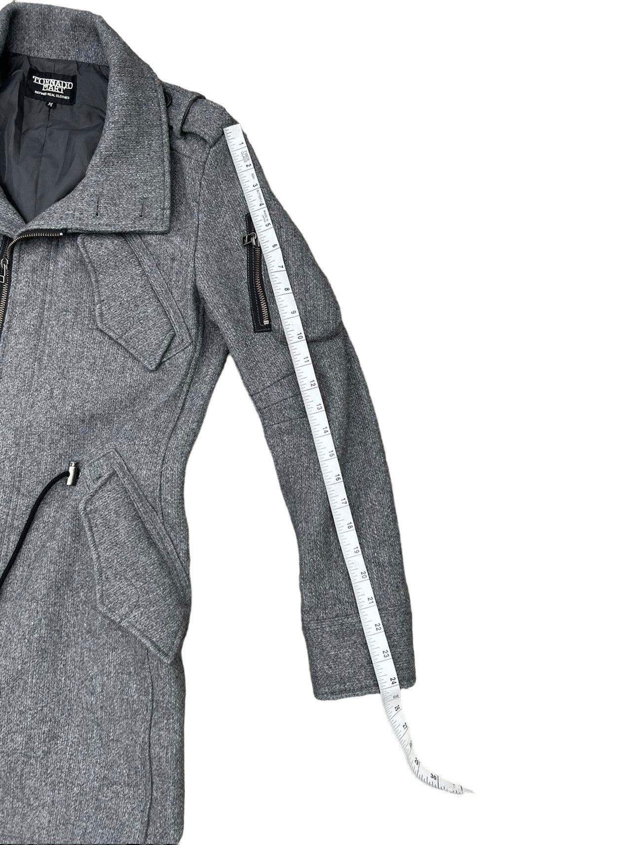 Tornado Mart Vintage Tornado Mart Japan Grey Fishtail Parka Coat Jacket Size US M / EU 48-50 / 2 - 4 Thumbnail