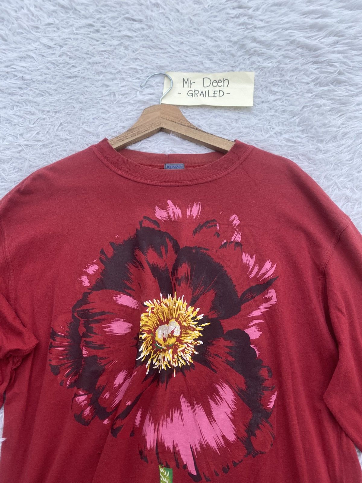 Kenzo Rare Vintage KENZO Floral Print Longsleeve Shirt Size US M / EU 48-50 / 2 - 1 Thumbnail