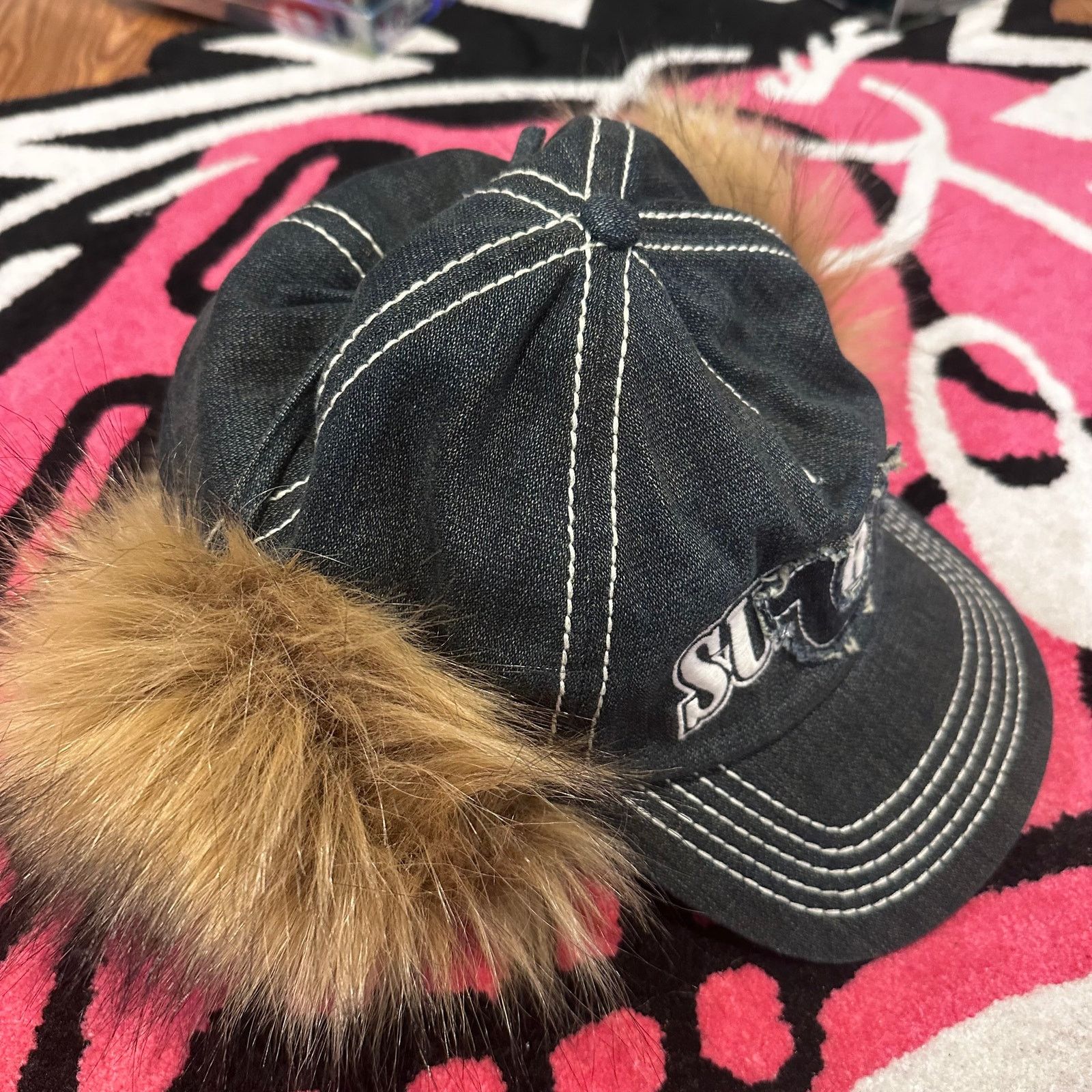 Supreme Supreme True Religion Earflap 5-Panel – Navy – L/XL Size ONE SIZE - 3 Thumbnail