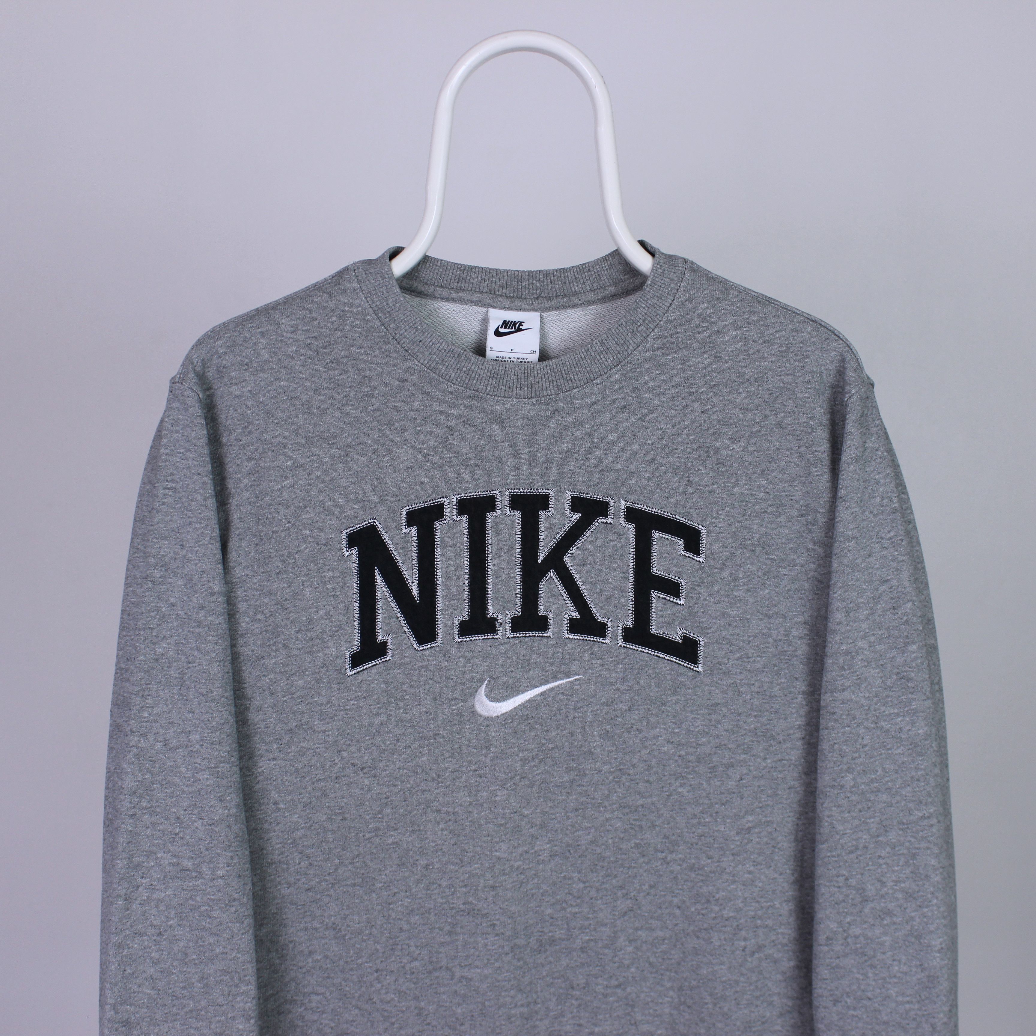 Nike Nike sweatshirt centr logo S cotton gray Size US S / EU 44-46 / 1 - 1 Thumbnail