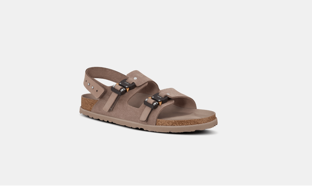 Birkenstock × Dior o1w1db10224 Milano Sandal Smooth Calf in Brown Size US 10 / EU 43 - 2 Thumbnail