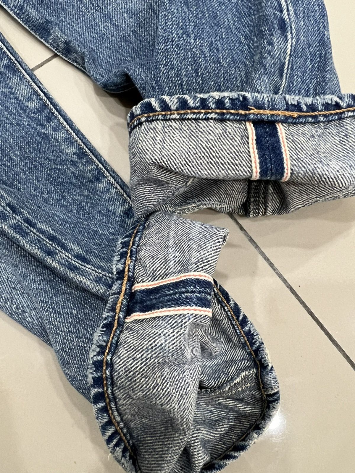 Hysteric Glamour HYSTERIC GLAMOUR SELVEDGE DISTRESSED DENIM Size US 31 - 6 Thumbnail