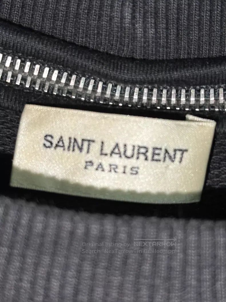 Saint Laurent Paris Saint Laurent Paris Round Neck Hoodie with Zipper Around C Size US M / EU 48-50 / 2 - 4 Thumbnail