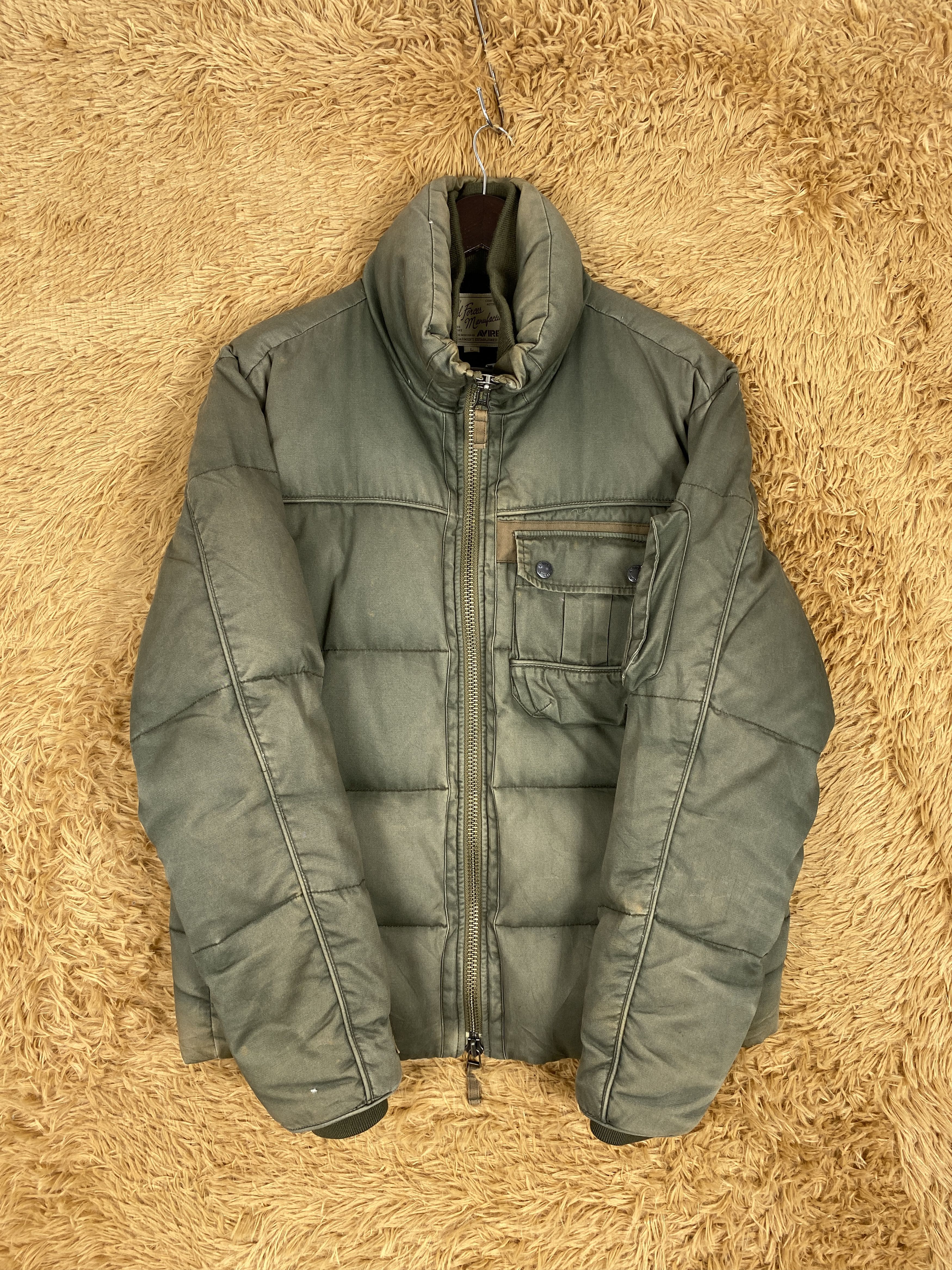 Avirex Vintage Avirex Rugged Faded Puffer Jacket PJ2417 Size US S / EU 44-46 / 1 - 5 Thumbnail