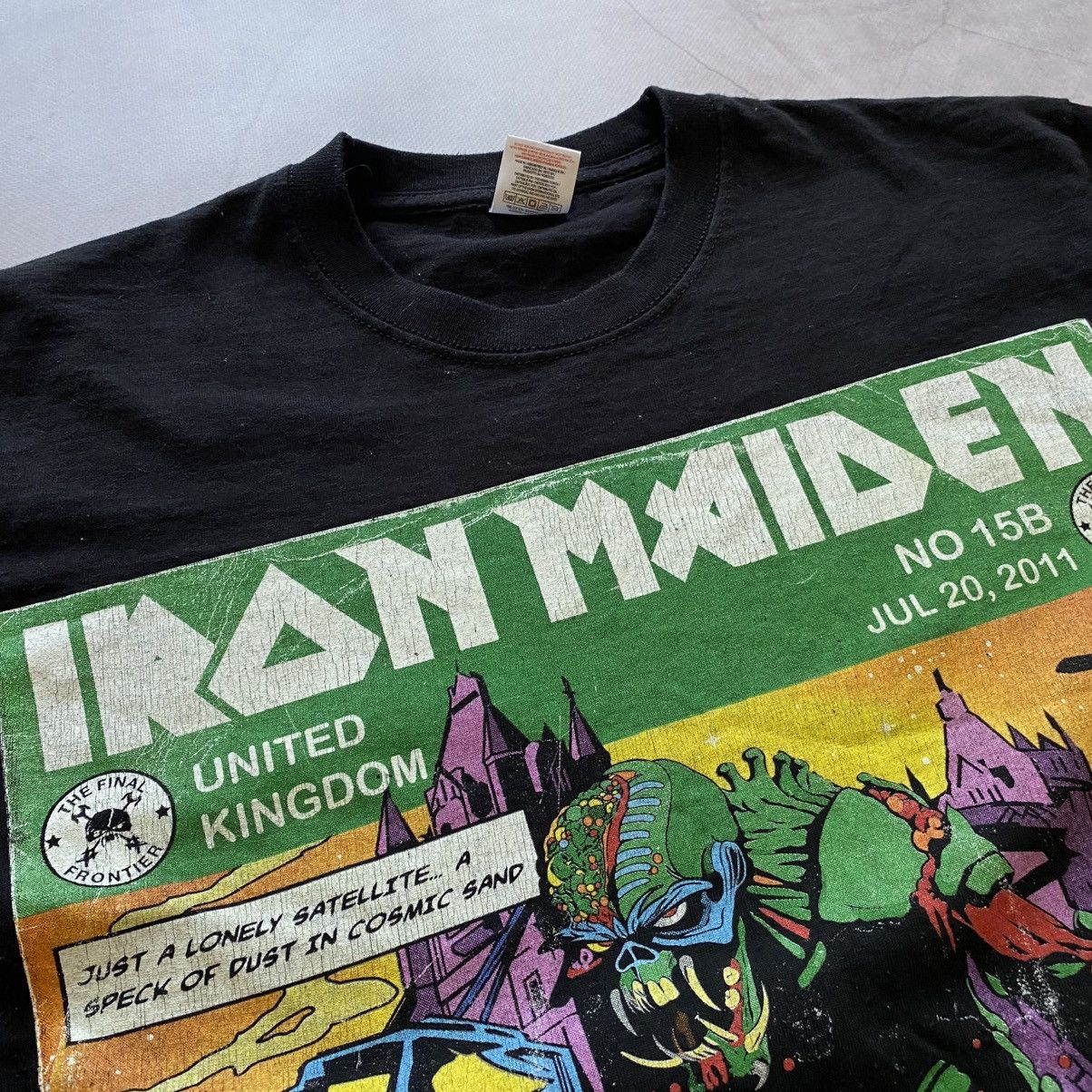 Other Vintage Iron Maiden 2011 Zombie Tour Big Logo Band T-Shirt Size US M / EU 48-50 / 2 - 3 Thumbnail