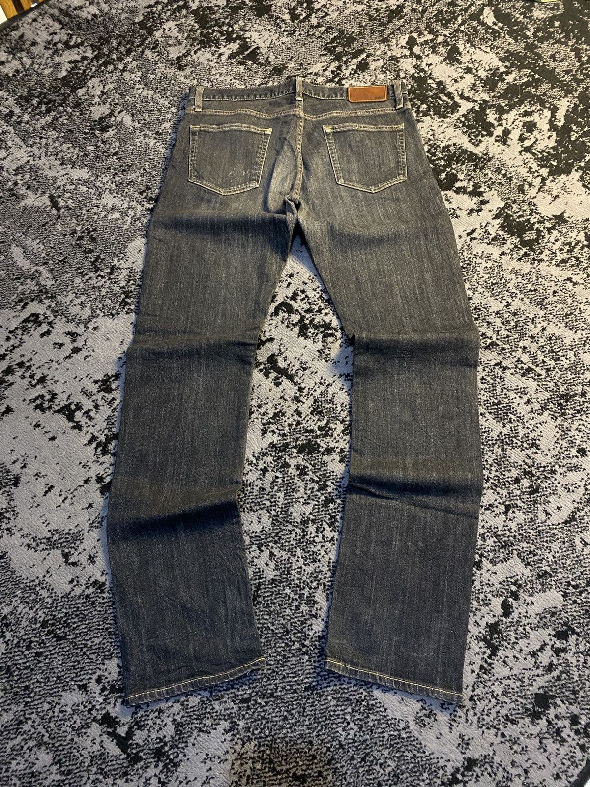 Undercover × Uniqlo 2000s Uniqlo UJ S-001 Slim Fit Straight Black Jeans 🔥 Size US 33 - 3 Thumbnail