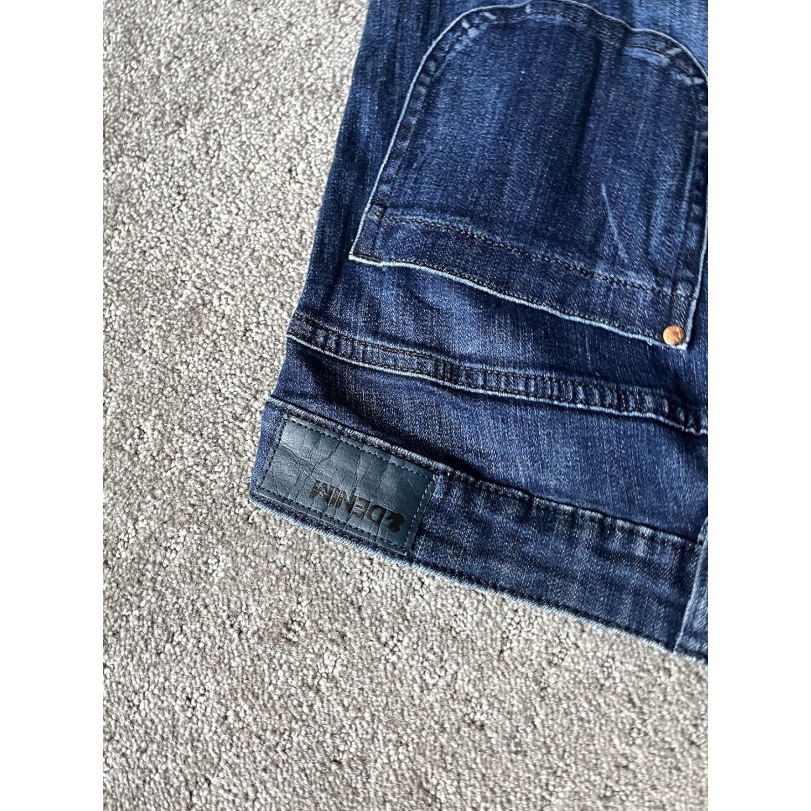 H&M VINTAGE H&M Women’s Jeans Flared High Waist 28 Blue Y2K Boho Rock Urban Size 28" / US 6 / IT 42 - 5 Thumbnail
