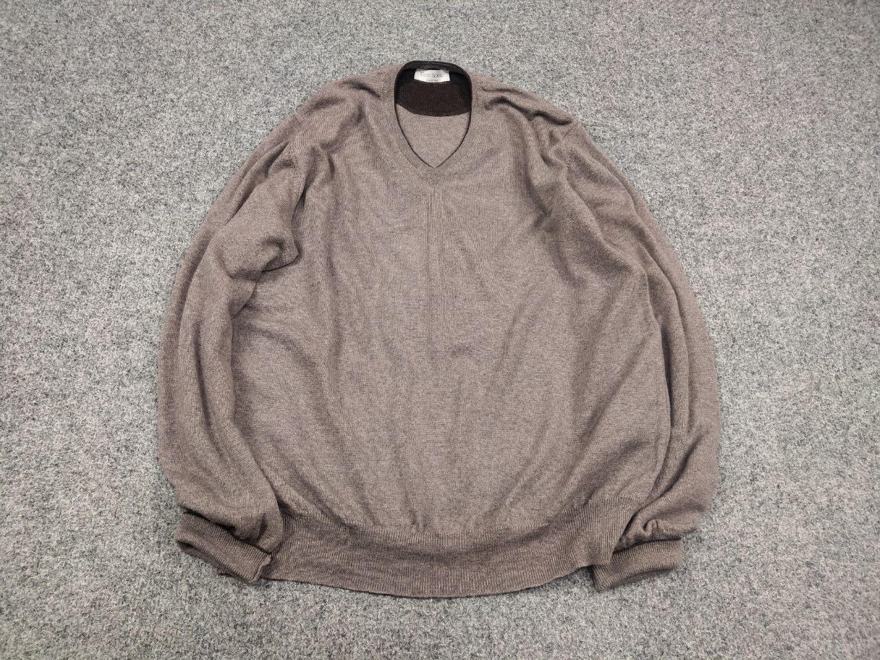 Gran Sasso Gran Sasso Italy Design Classic Lana Wool Brown Sweater Size US L / EU 52-54 / 3 - 2 Thumbnail
