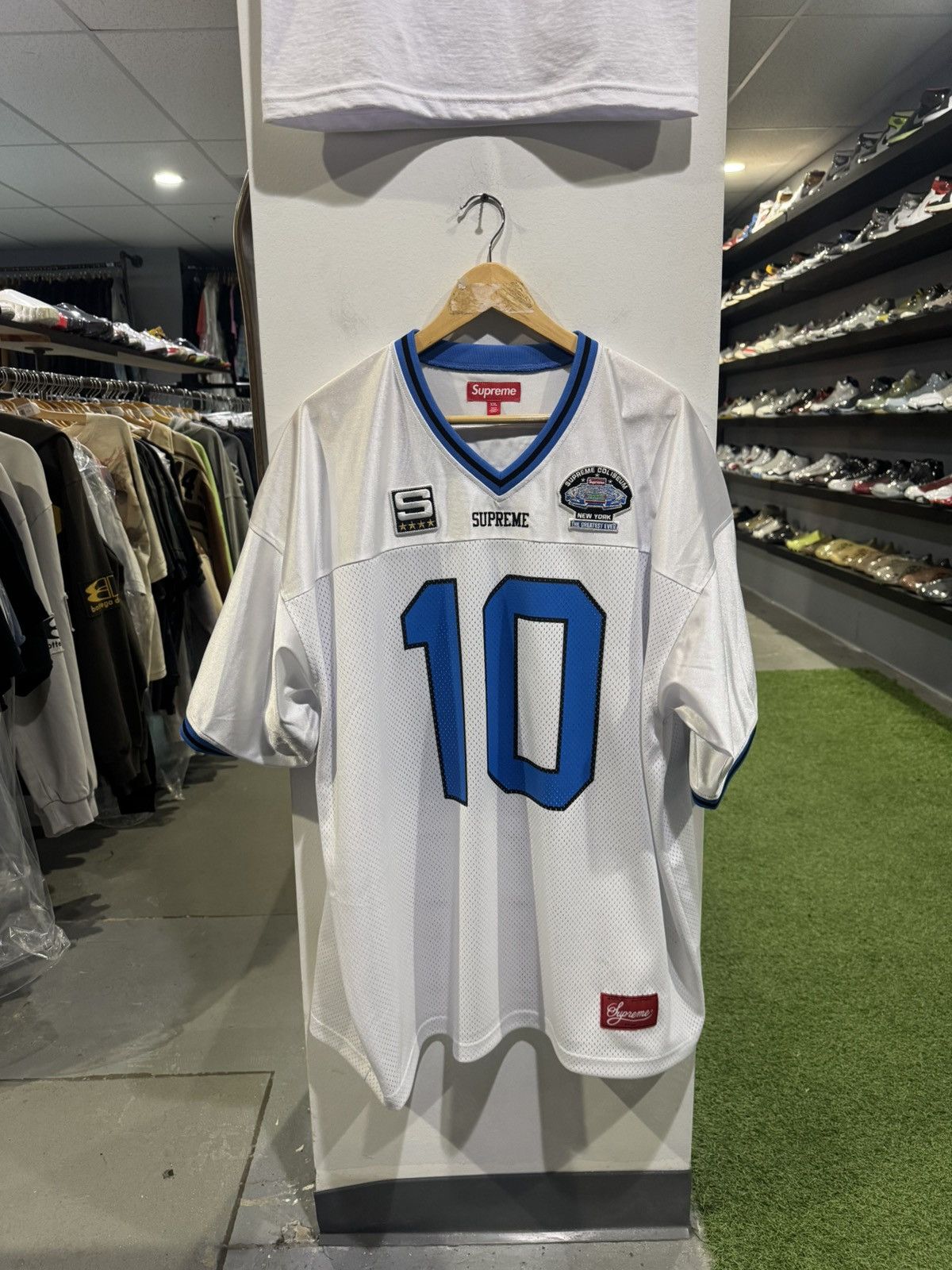 Supreme Supreme Find God Jersey White Size US XXL / EU 58 / 5 - 1 Thumbnail