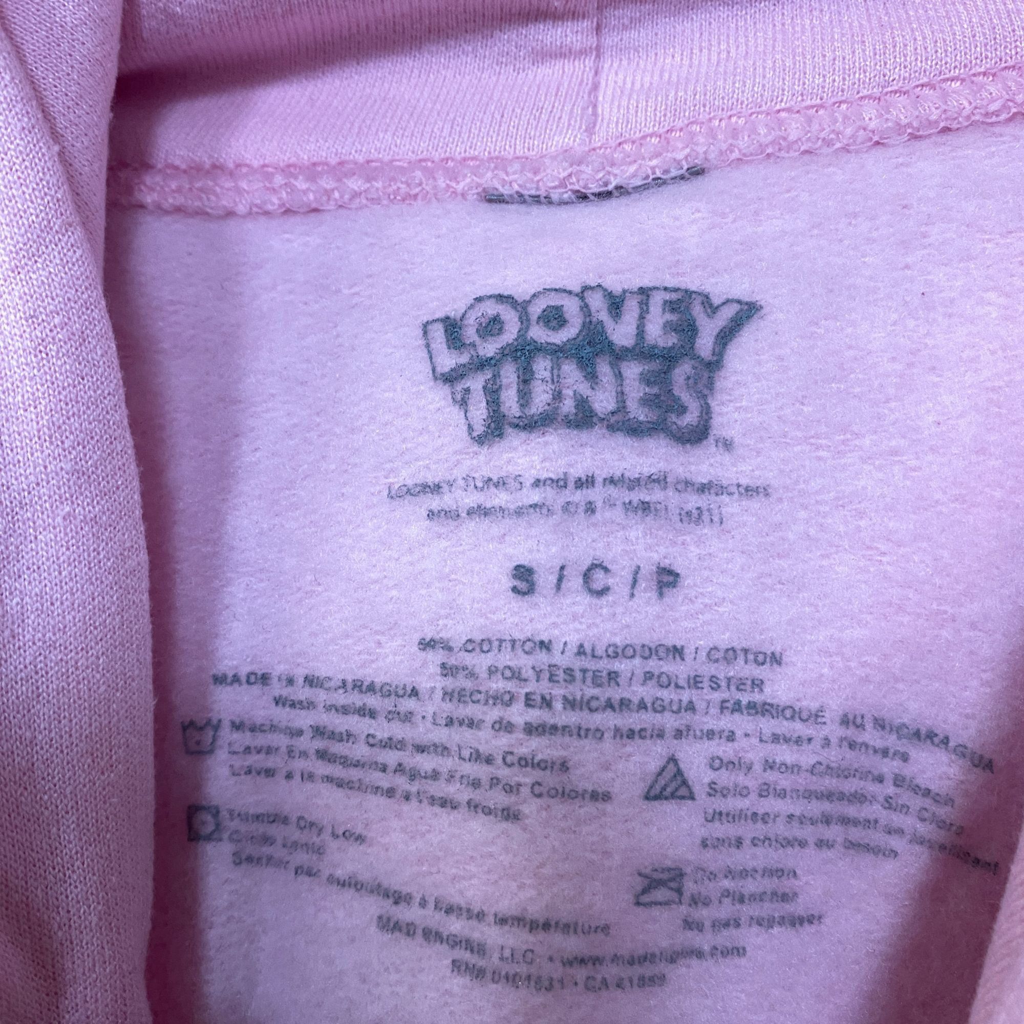 Warner Bros Warner Bros Looney Tunes Cartoon Cast Poster Hoodie Small Size US S / EU 44-46 / 1 - 4 Thumbnail