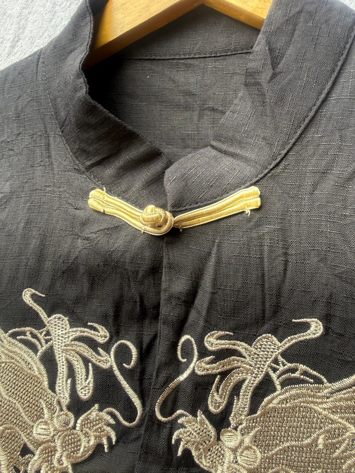 Yohji Yamamoto Sukajan Traditional Dragon Patched Shirt Size US M / EU 48-50 / 2 - 7 Thumbnail