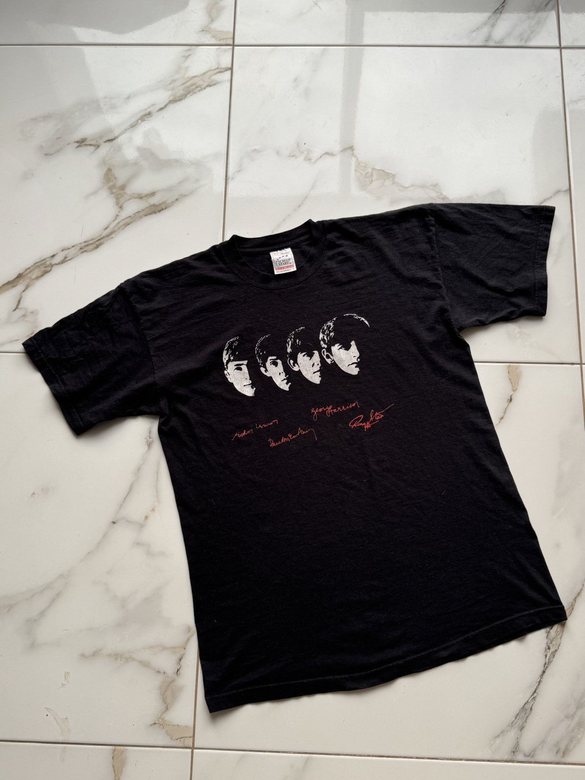Band Tees Vintage 1999 The Beatles Promo Band T Shirt Size US L / EU 52-54 / 3 - 4 Thumbnail