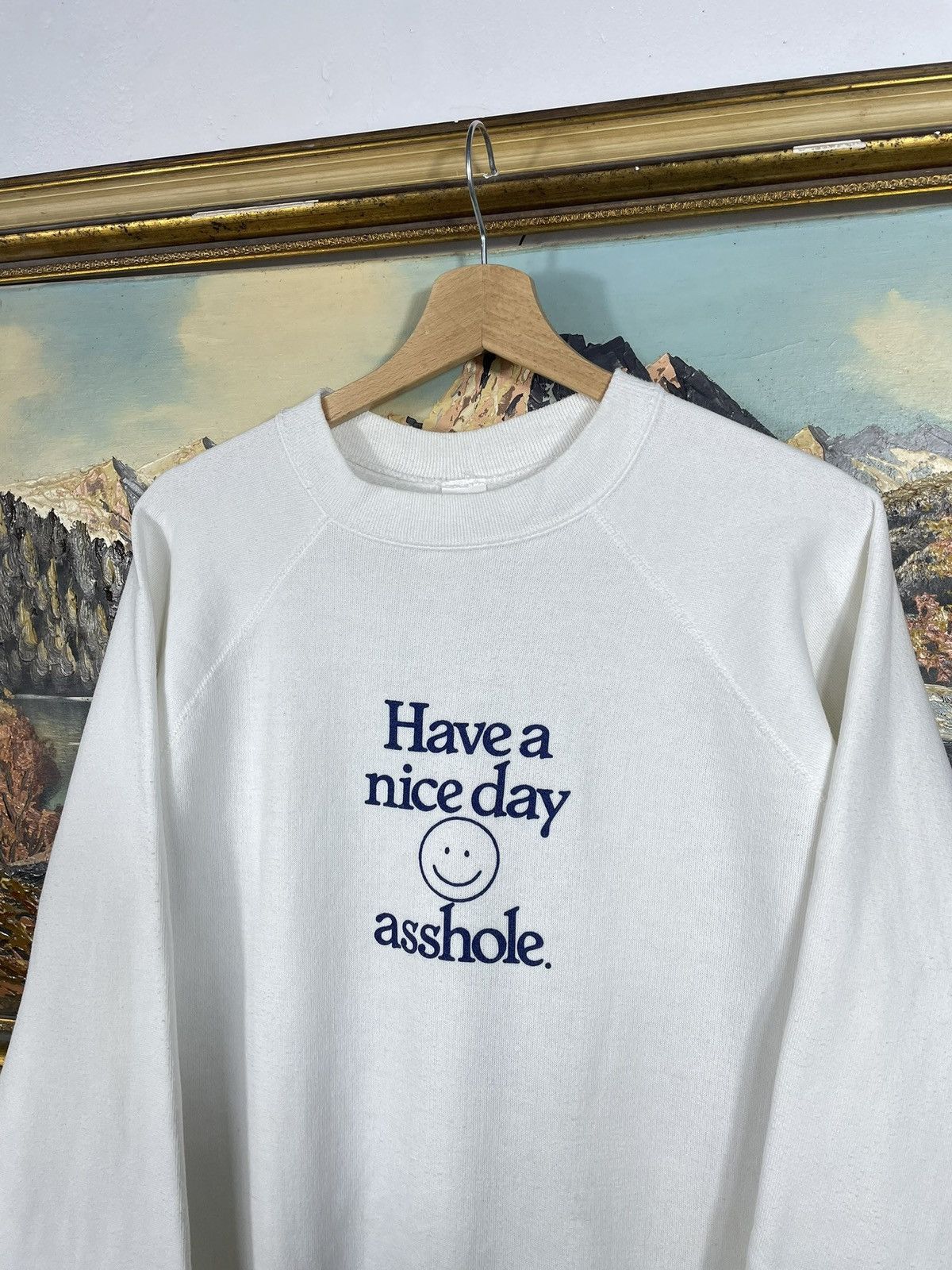 Tultex × Vintage Crewneck Jumper Retro Loose Boxy Skate Rap Hiphop Swag Drip Size US M / EU 48-50 / 2 - 4 Thumbnail
