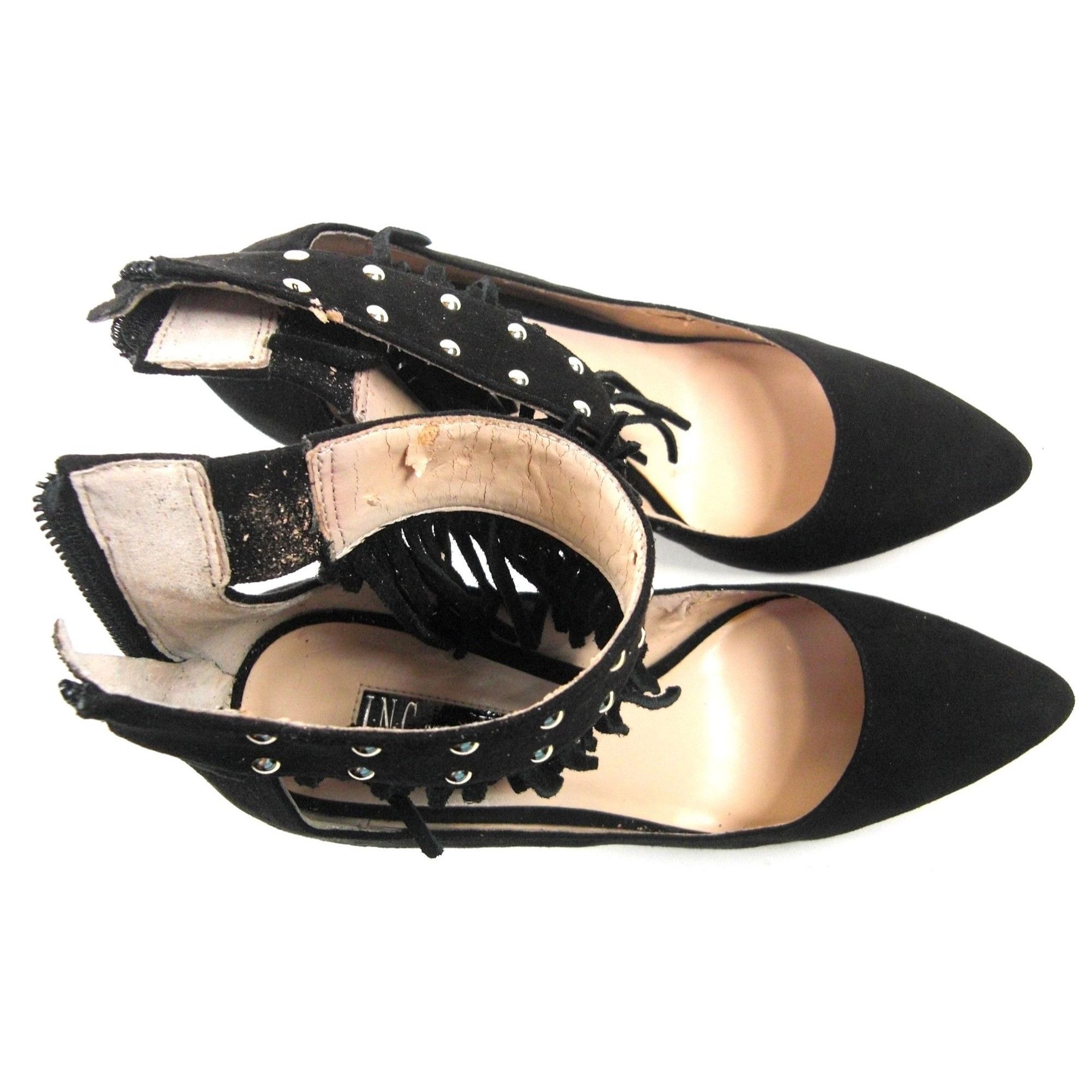 I.N.C INC Womens Black Pointed Toe Stiletto Buckle Pumps Shoes 7 M Size US 7 / IT 37 - 6 Thumbnail