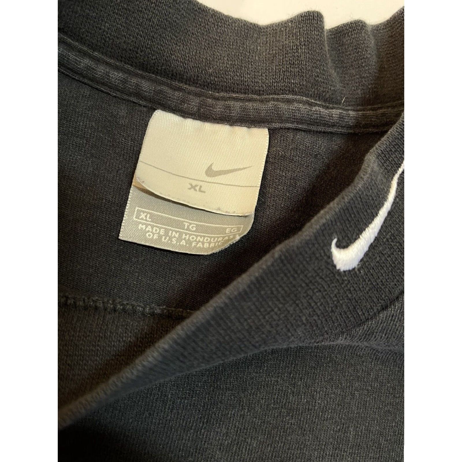Nike VINTAGE Nike Shirt Long Sleeve Mens L Mock Neck 3/4 Sleeve Black Sportswear Nike Sportswear Regular Size US L / EU 52-54 / 3 - 3 Thumbnail