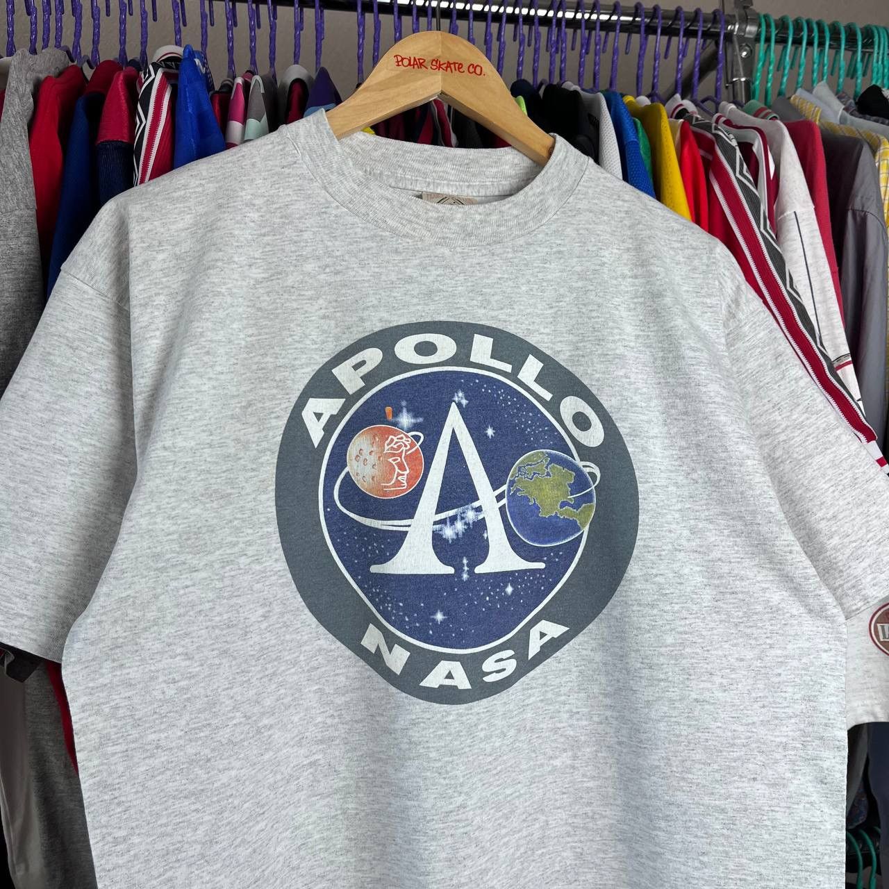 NASA × Vintage Vintage 1972 NASA Apollo Tshirt Moon Space Center Size L Size US L / EU 52-54 / 3 - 3 Thumbnail