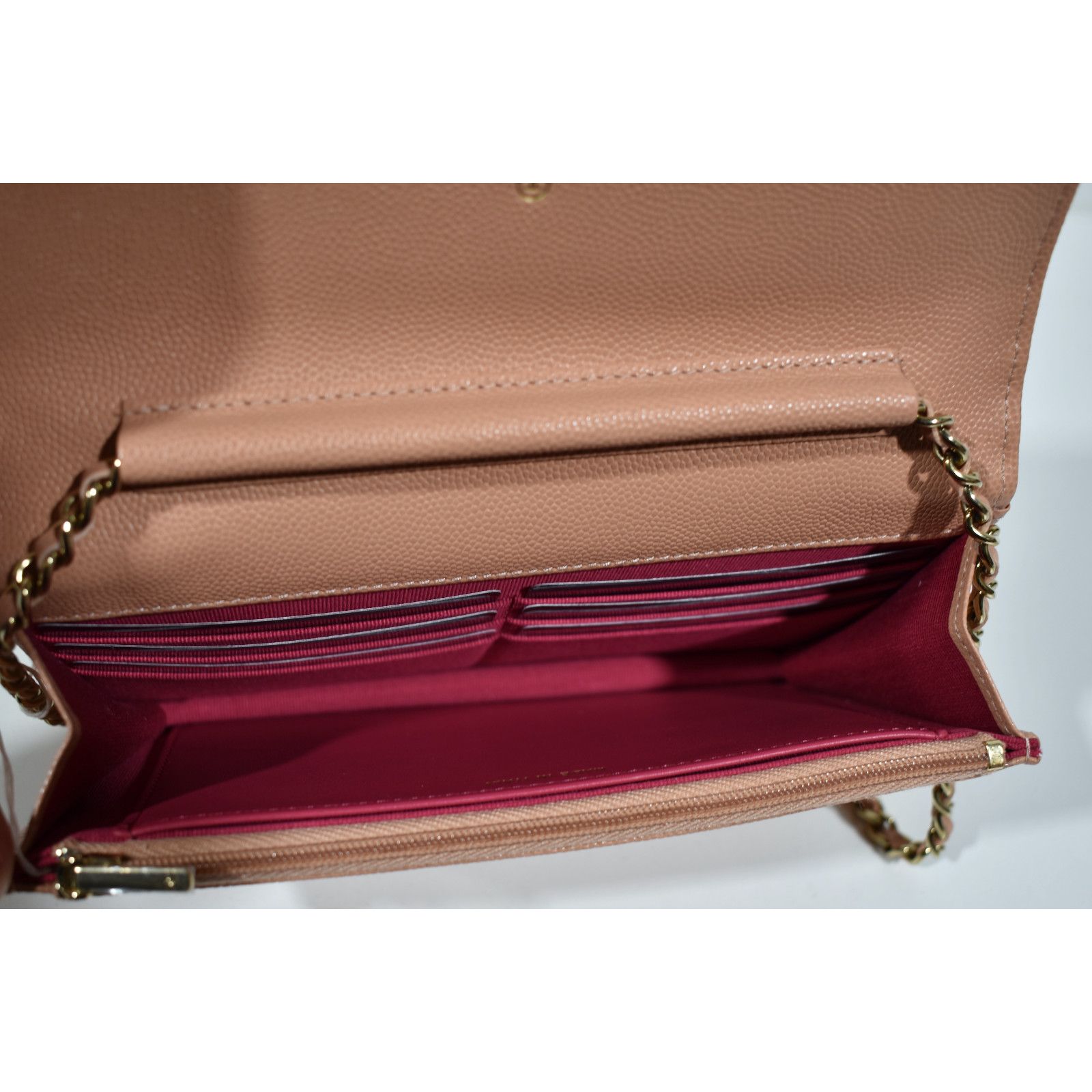 Chanel Chanel Wallet Chain WOC Gold CC Logo Shoulder Crossbody Bag Size ONE SIZE - 15 Thumbnail