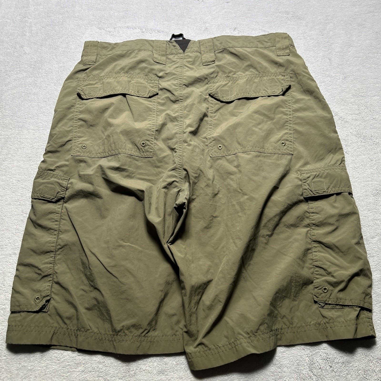 Wrangler BSA Baggy Cargo Shorts Mens Medium 35x11 Boy Scouts America Size US 35 - 2 Thumbnail