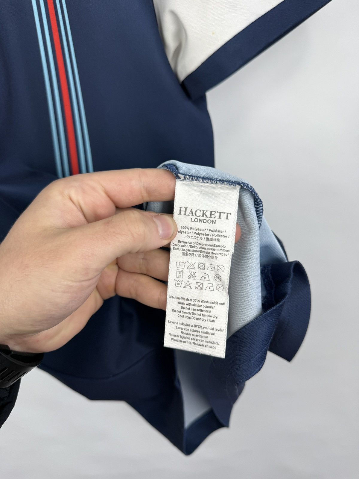 Hackett 🇬🇧 Hackett Williams Martini Racing Mercedes Jersey F1 Rare Size US S / EU 44-46 / 1 - 8 Thumbnail