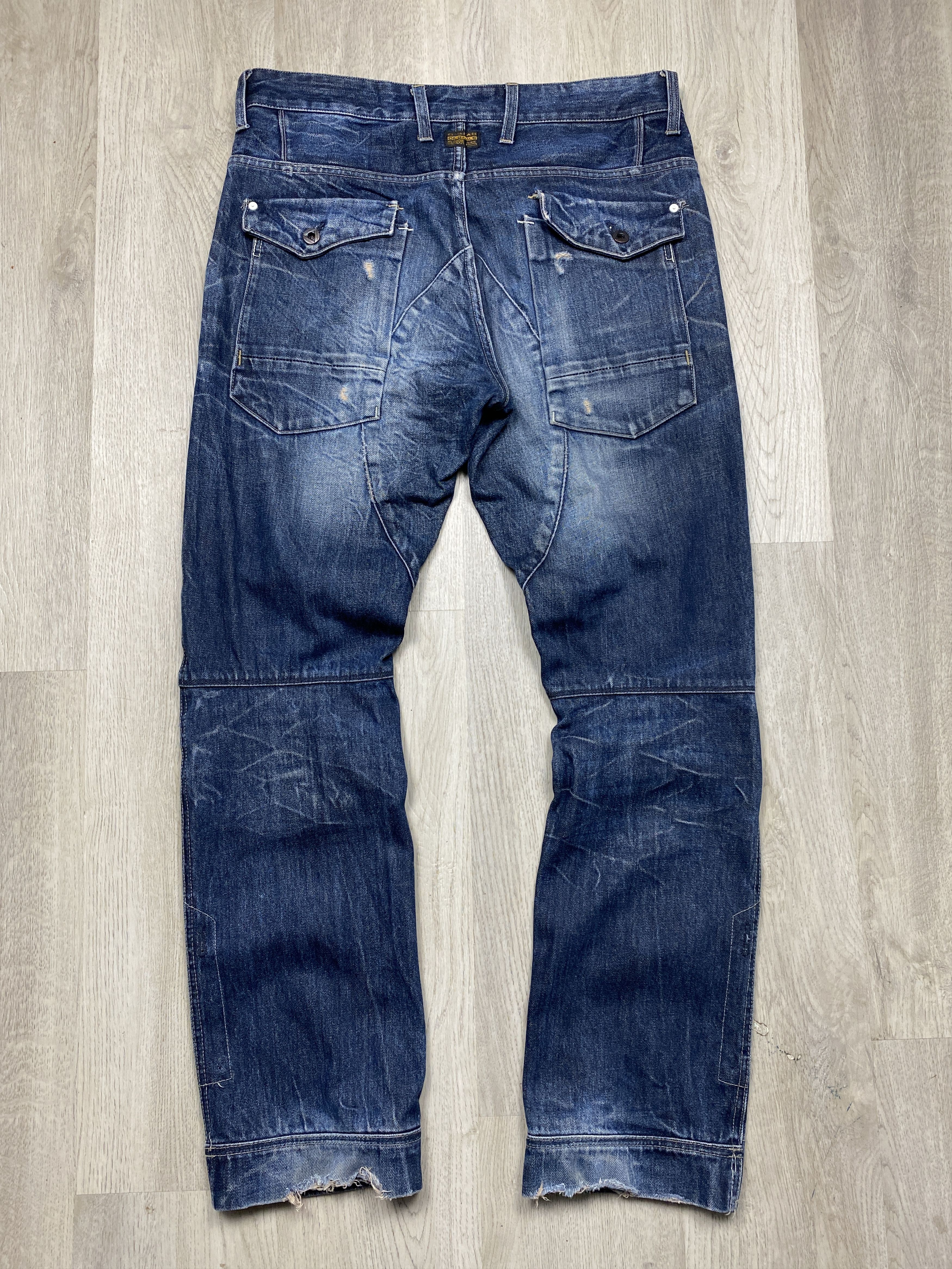 G-Star G Star Raw 5620 Tapered Denim Double Knee Pants Jeans Size US 33 - 8 Thumbnail