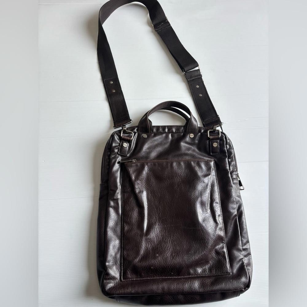 Designer Samsara Matt & Nat Brown Vegan Leather Shoulder Bag Size ONE SIZE - 2 Thumbnail