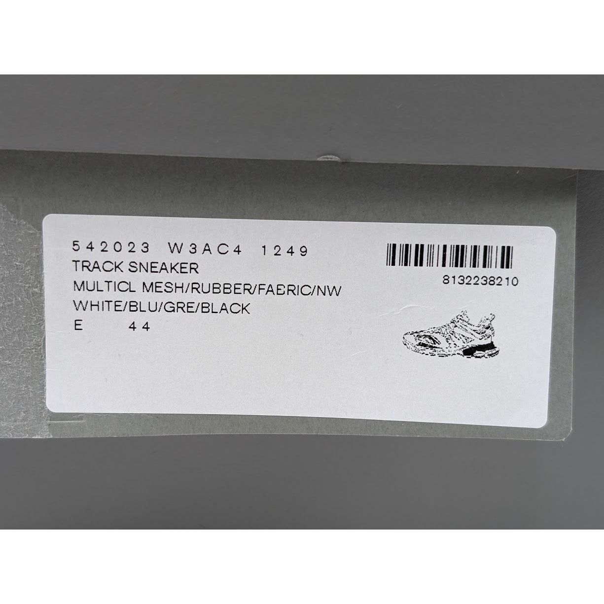 Balenciaga o1rshd1 Rubber Track Sneakers in Multicolor Size US 11 / EU 44 - 24 Thumbnail
