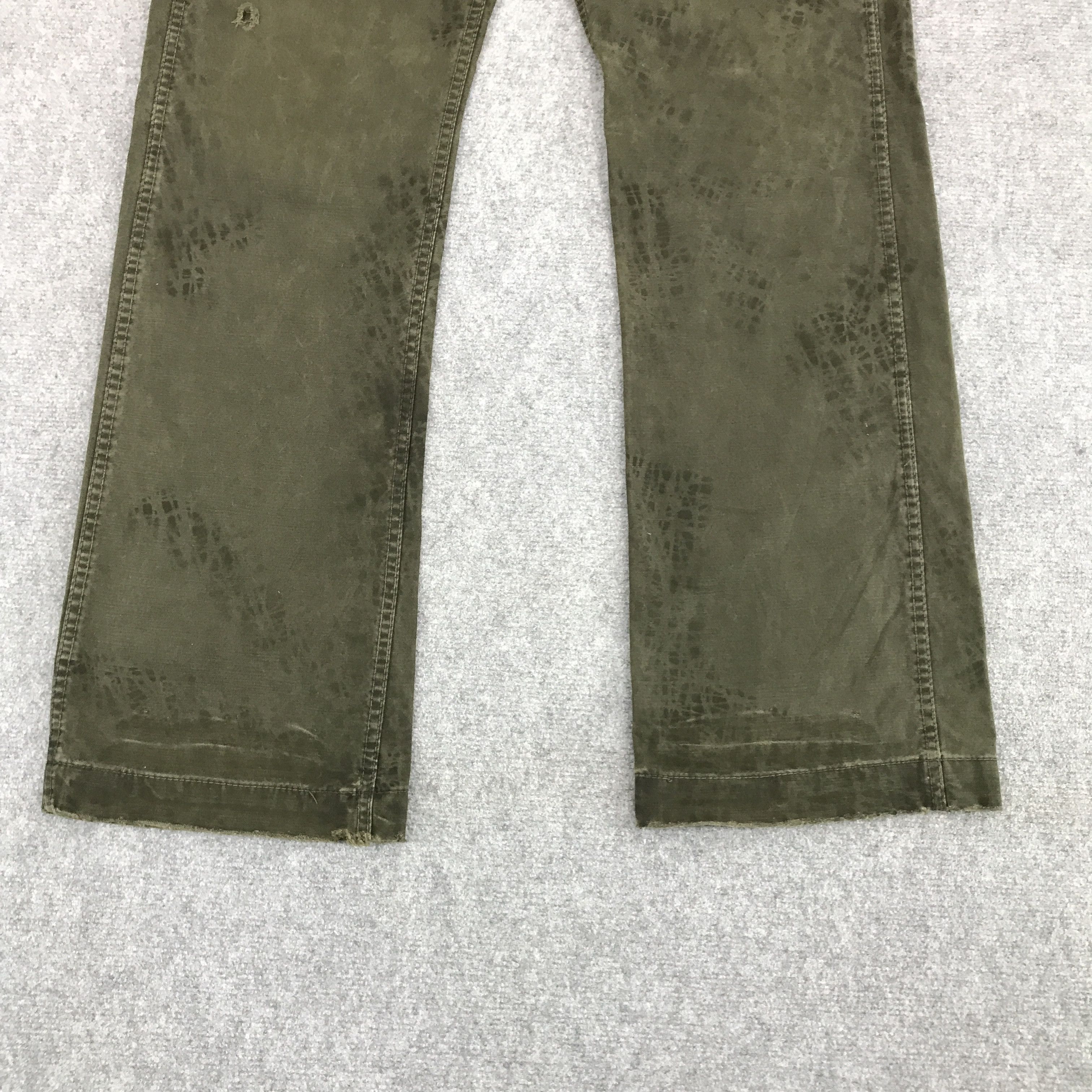 Edwin × If Six Was Nine × Japanese Brand FLARE RARE DESIGN EDWIN BOOTCUT DISTRESSED PANTS Size US 30 / EU 46 - 3 Thumbnail