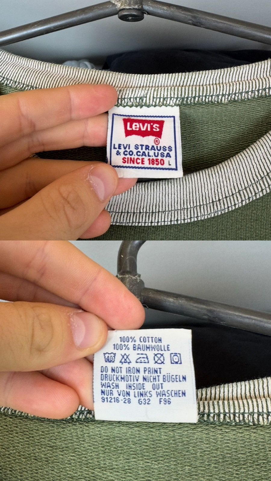 Levi's Levi’s Vintage Sweatshirt Levi Strauss California Size US L / EU 52-54 / 3 - 4 Thumbnail