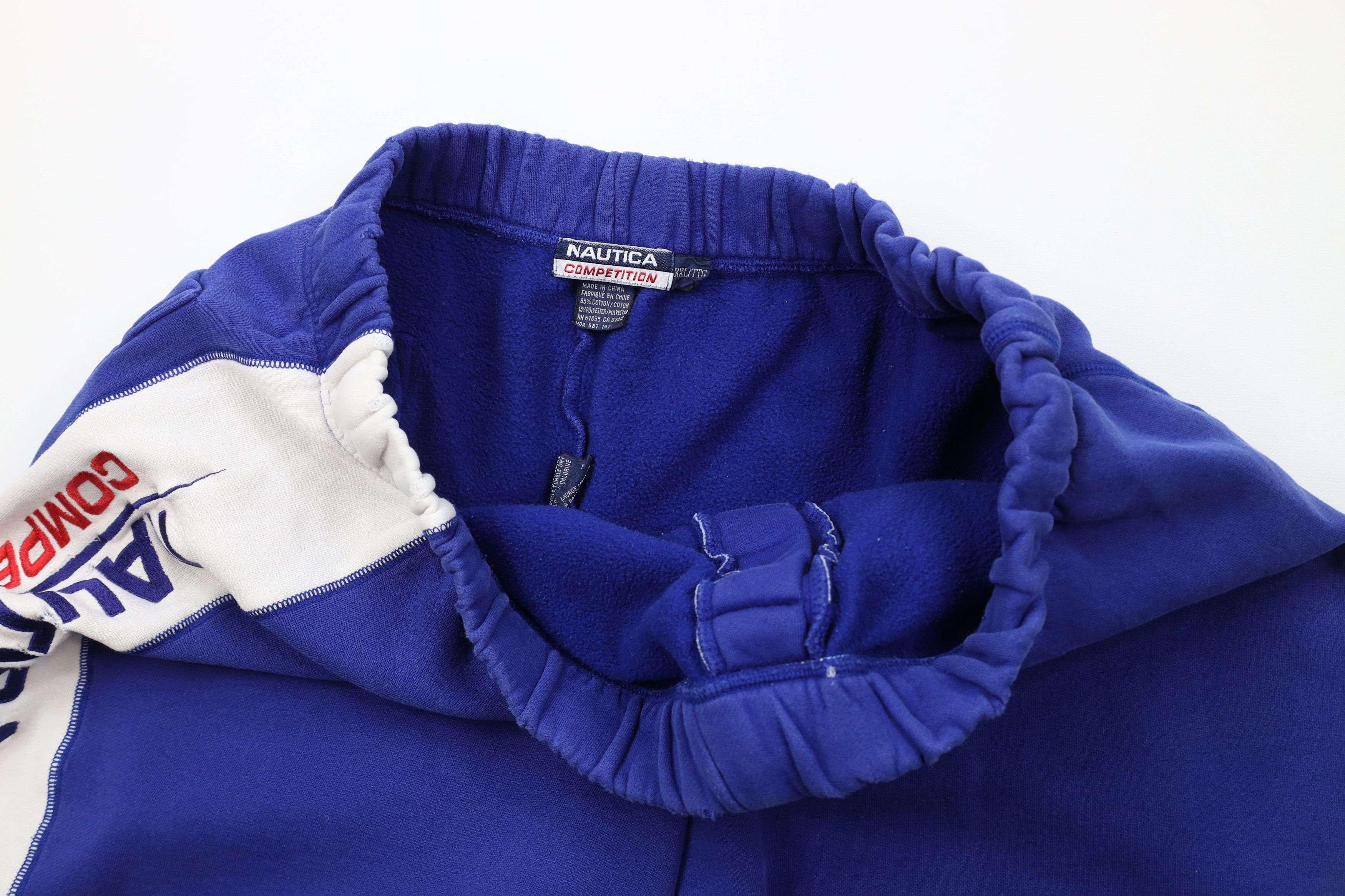 Vintage 90s Nautica Competition Distressed Sweatpants Shorts