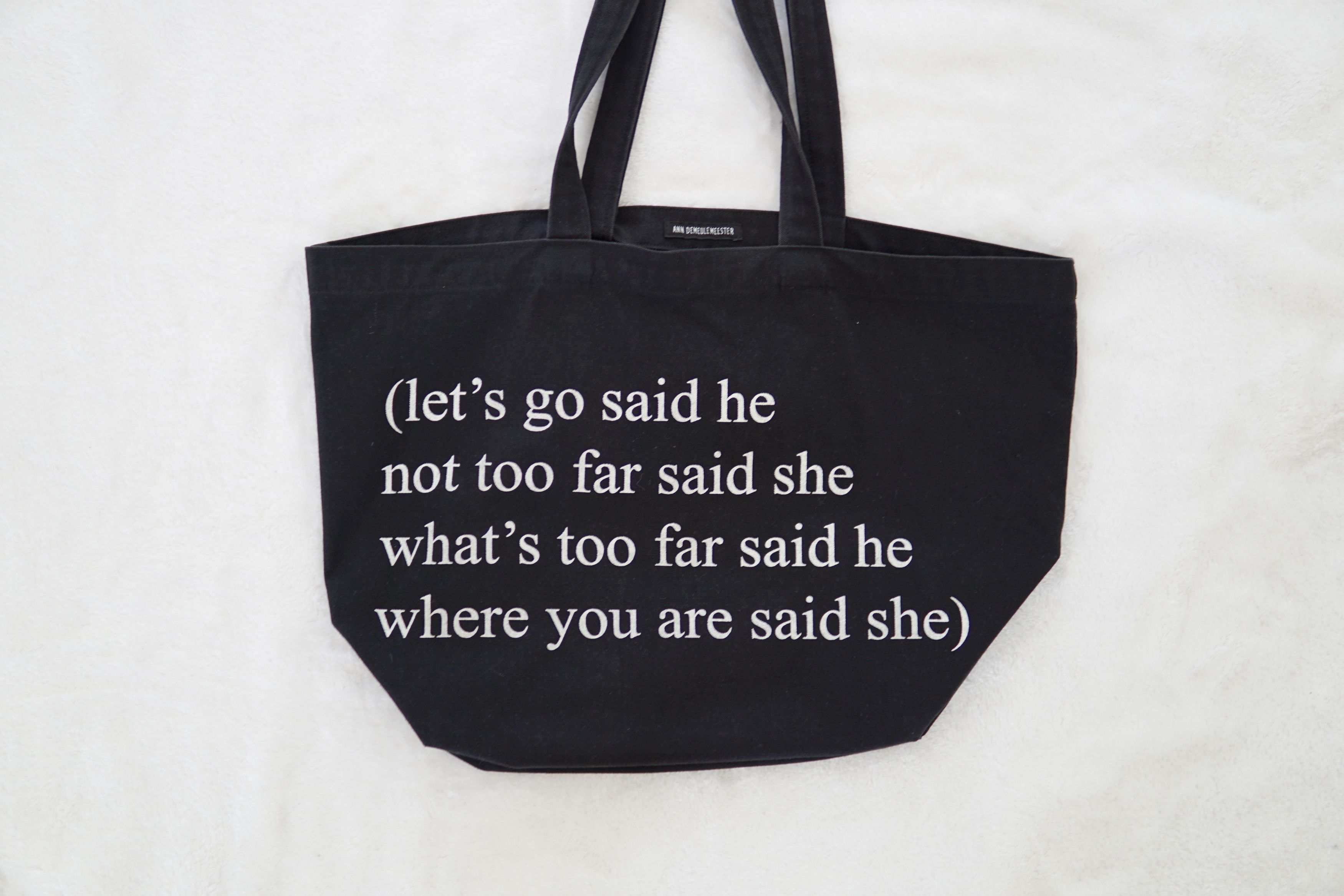 Ann Demeulemeester SS16 Poem Tote Size ONE SIZE - 1 Thumbnail