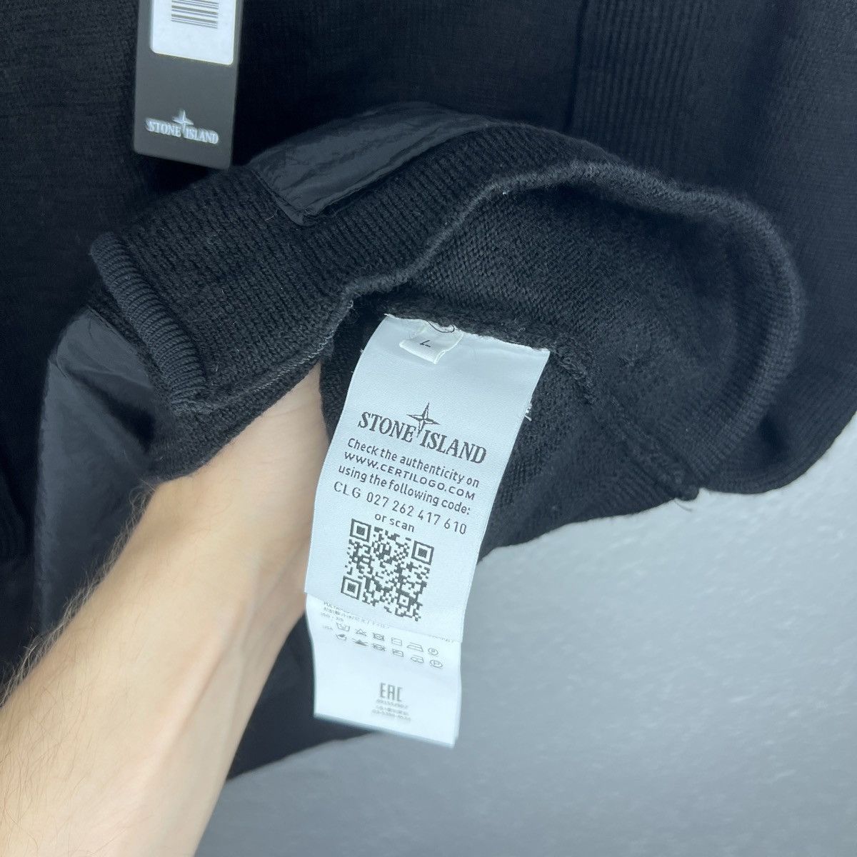 Stone Island Stone Island Black Nylon Vest Metal Knit Gilet Size US L / EU 52-54 / 3 - 6 Thumbnail