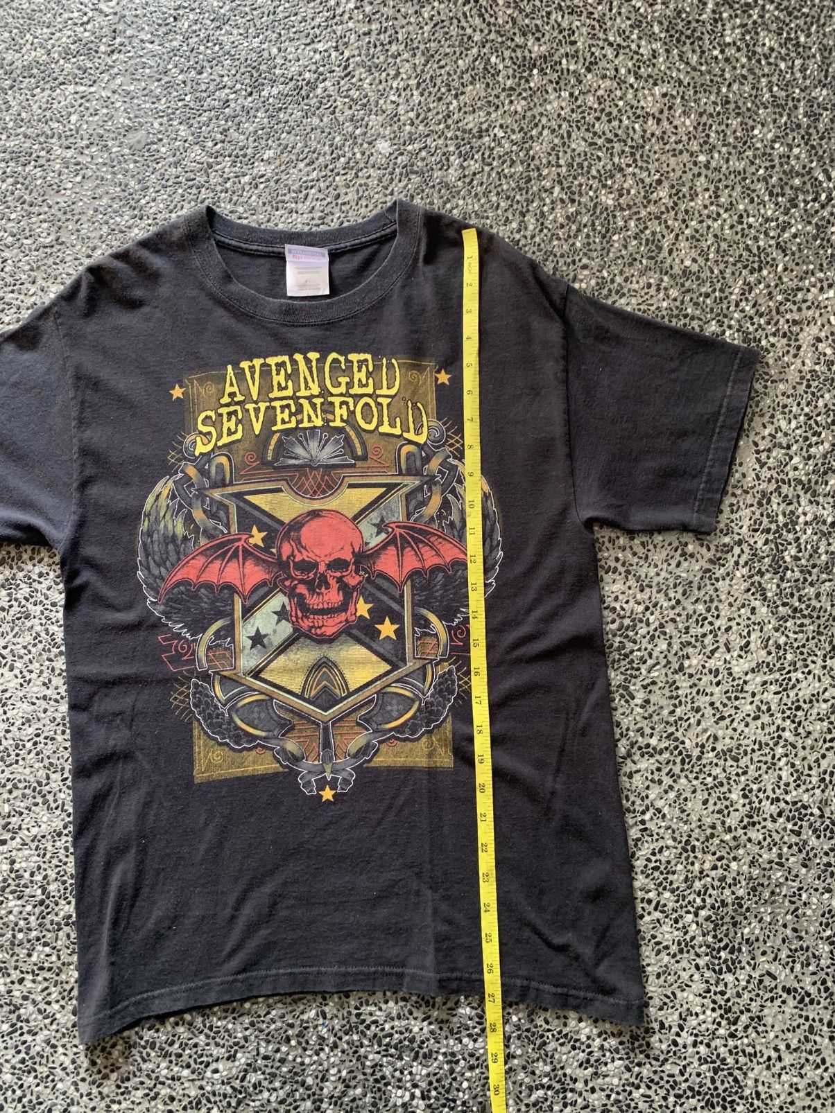 Band Tees × Vintage Vintage Avenged Sevenfold Heavy Metal Band T shirt Size US M / EU 48-50 / 2 - 9 Thumbnail