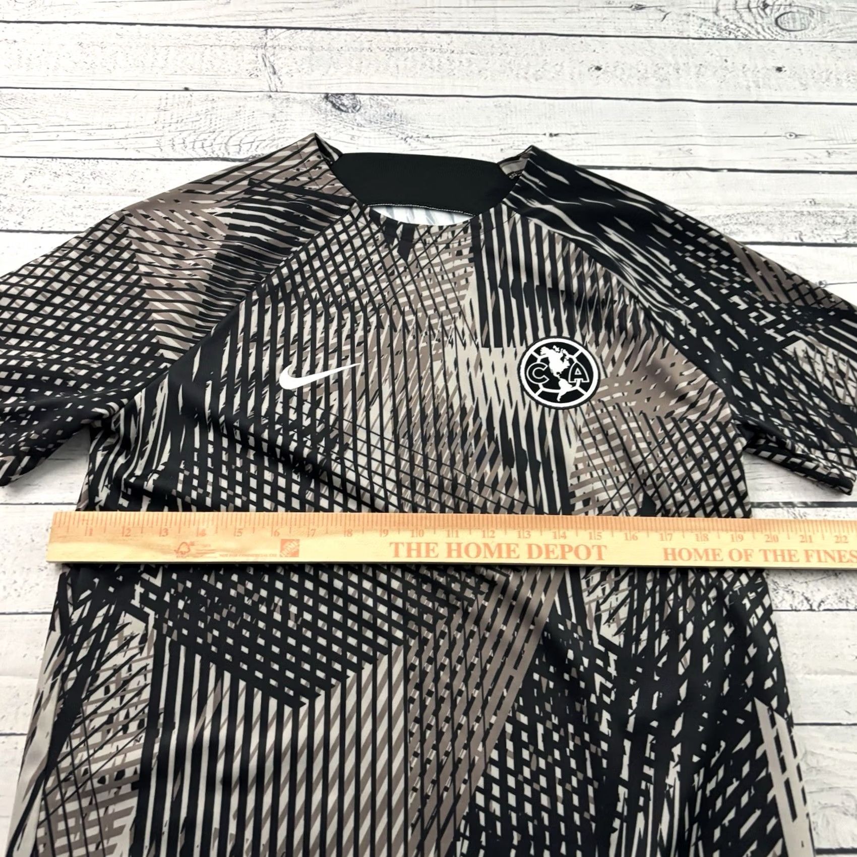 Nike Nike Dri-Fit CA Club America Short Sleeve Soccer Jersey Men's Large Black Brown Size US L / EU 52-54 / 3 - 4 Thumbnail