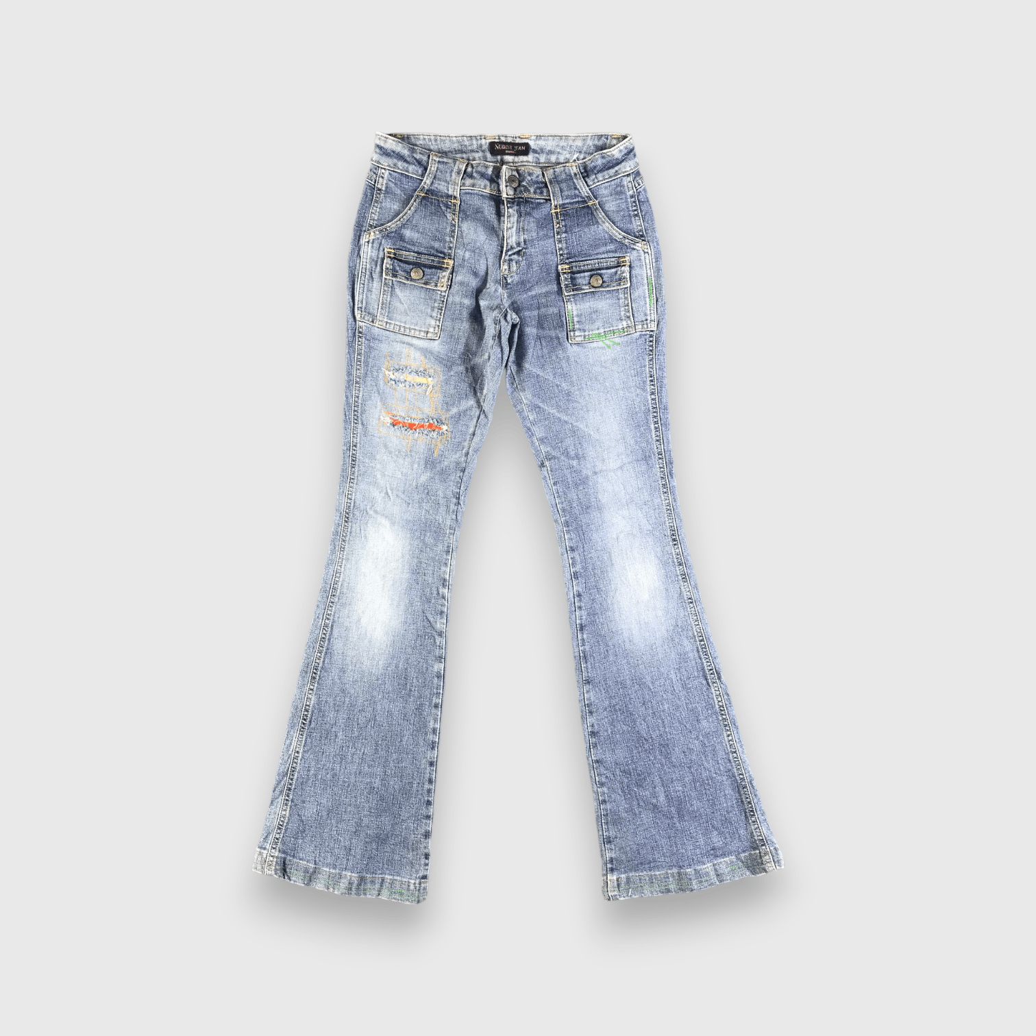 Vintage Vintage Nudist Jean Brappers -J3804 Size 27" / US 4 / IT 40 - 1 Thumbnail