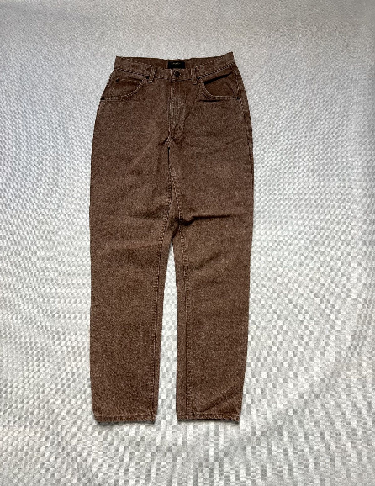 Valentino × Vintage Pants Valentino Jeans vintage 90’s brown travis Scott Size US 31 - 1 Thumbnail