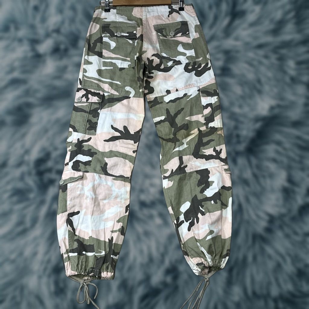 Rothco Rothco Pants Cargo Women XS Multicolor Light Green Pastel Pink Camo Cargo Pants Women XS Size 26" / US 2 / IT 38 - 1 Thumbnail
