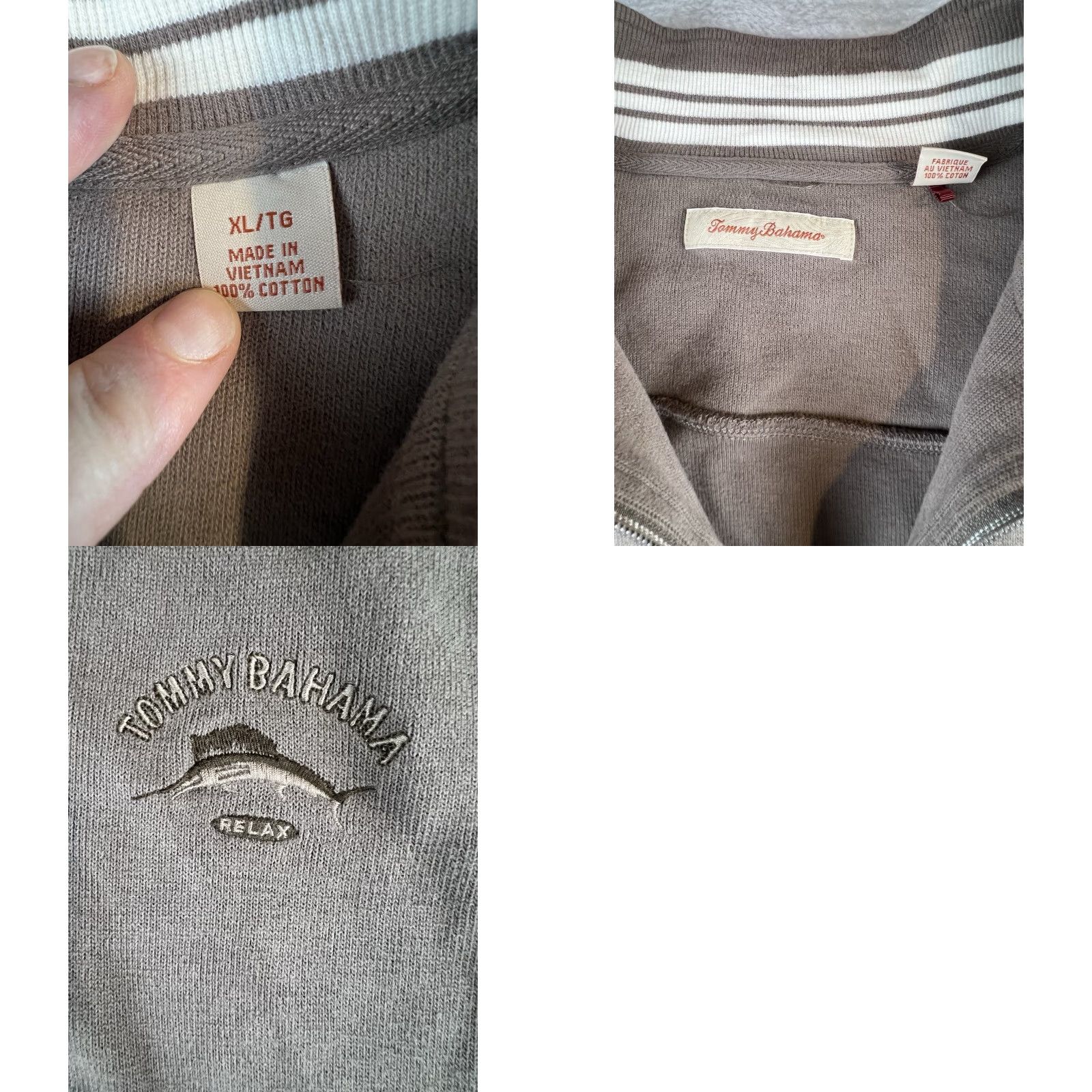 Tommy Bahama Tommy Bahama 1/4 Zip Pullover Shirt Mens XL Brown Relax Preppy Vacation Pullover Shirt Mens XL Brown Preppy Vacation 1/4 Zip Sweater (No N/A) Size US XL / EU 56 / 4 - 8 Thumbnail